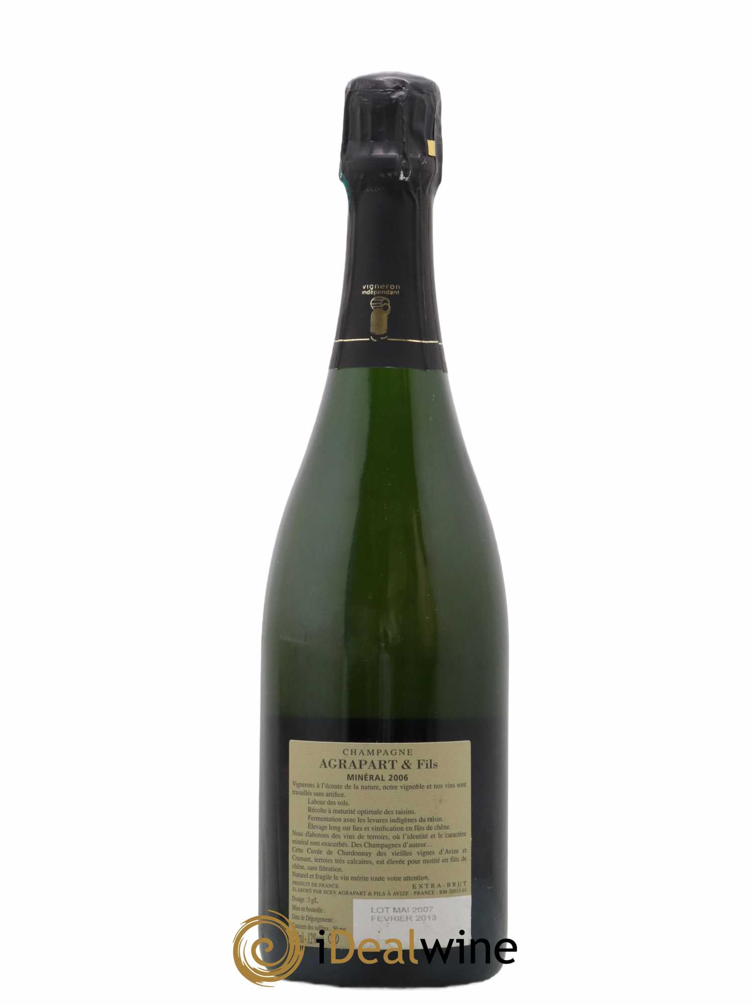 Minéral Blanc de Blancs Extra-Brut Agrapart & Fils 2006 - Lot de 1 bouteille - 1