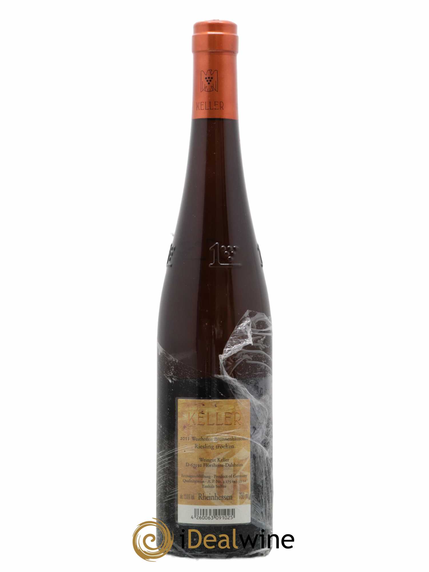Riesling Trocken GG Abts Erde Westhofen Brunnenhäuschen Keller 2011 - Lot de 1 bouteille - 1