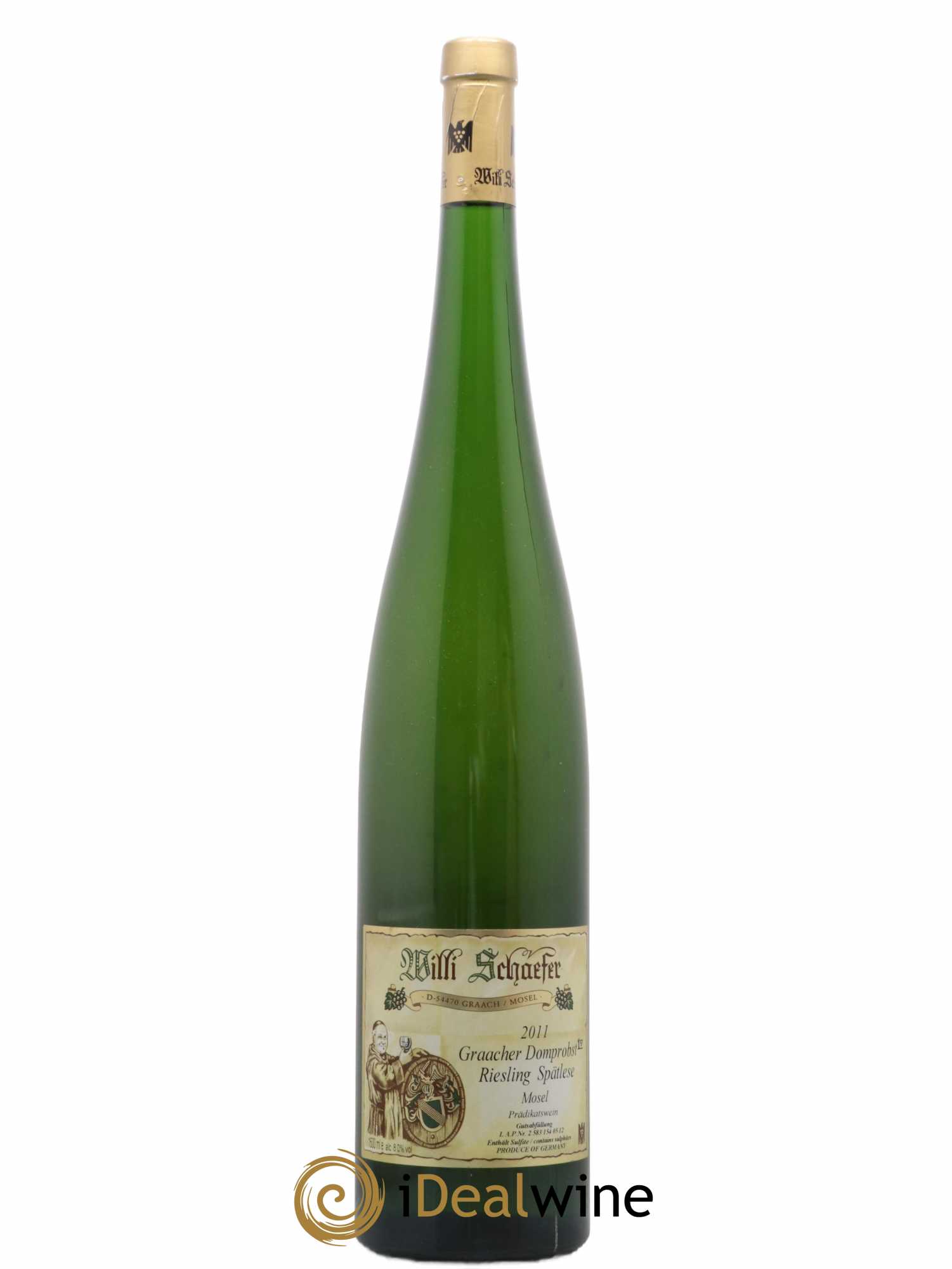 Allemagne Mosel-Saar Graacher Domprobst Spatlese Ap0 Willi Schaefer 2011 - Lot de 1 magnum - 0