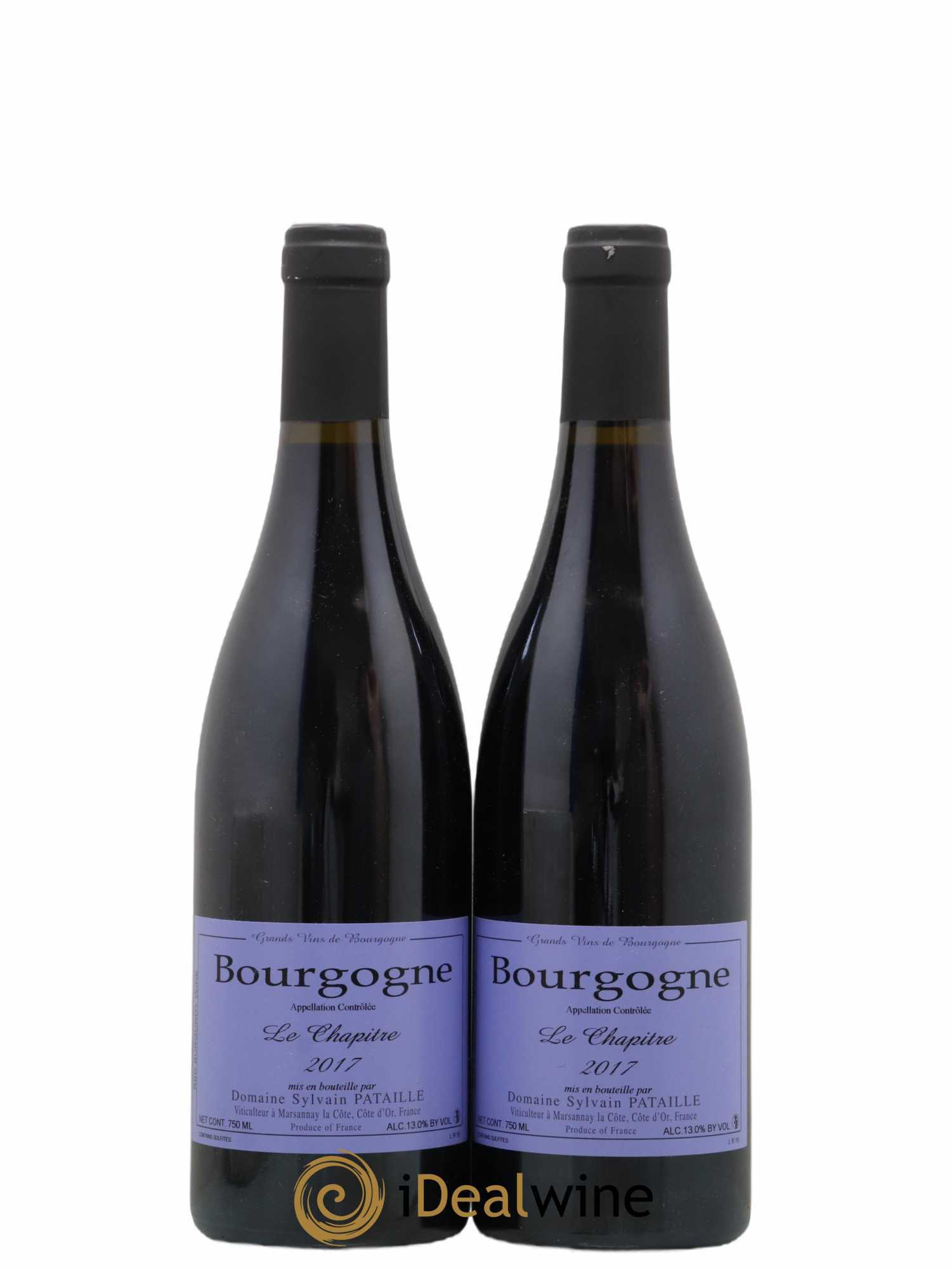 Bourgogne Le Chapitre Sylvain Pataille (Domaine) 2017 - Lot de 2 bouteilles - 0
