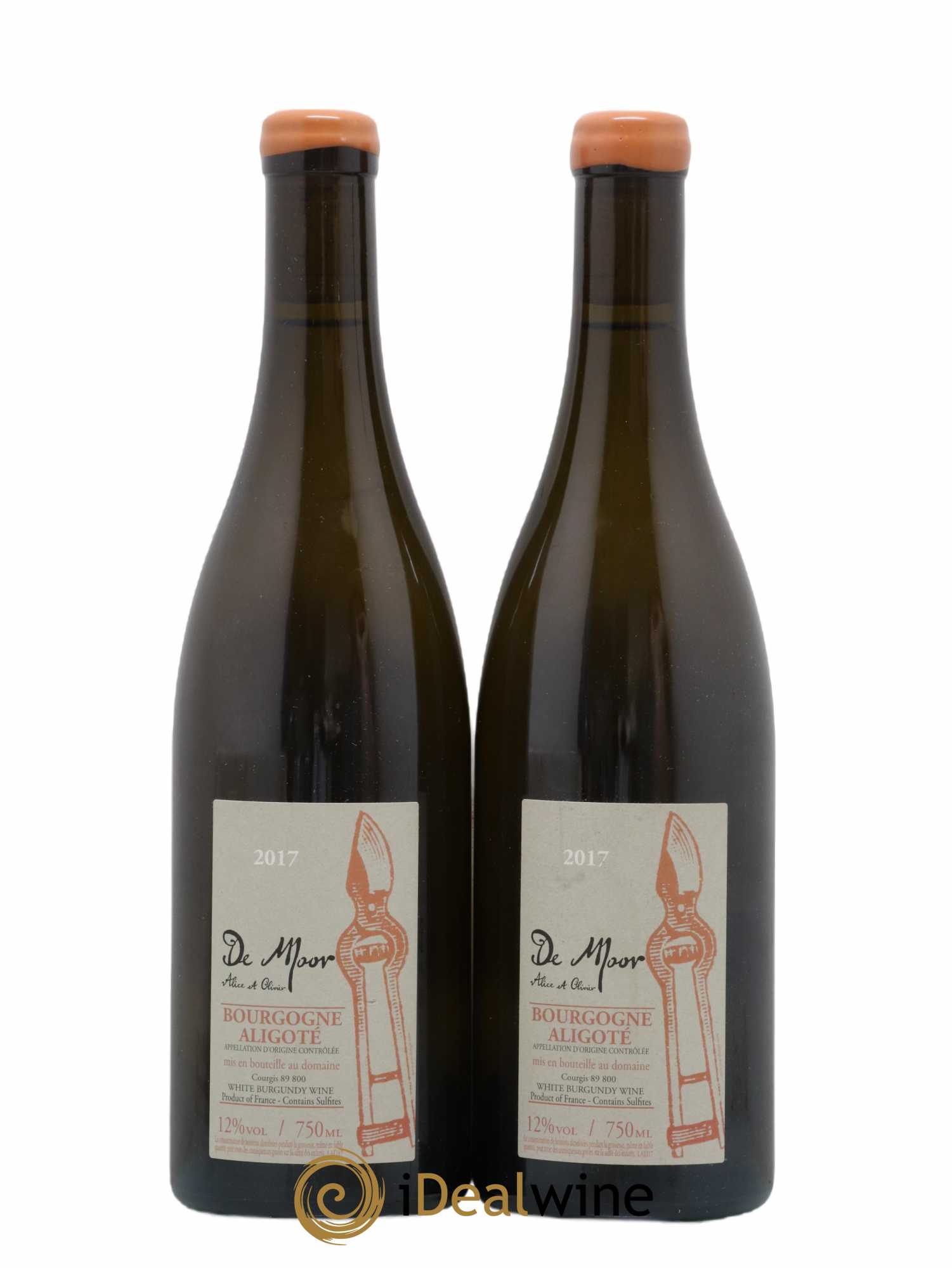 Bourgogne Aligoté Alice et Olivier De Moor 2017 - Lot de 2 bouteilles - 0