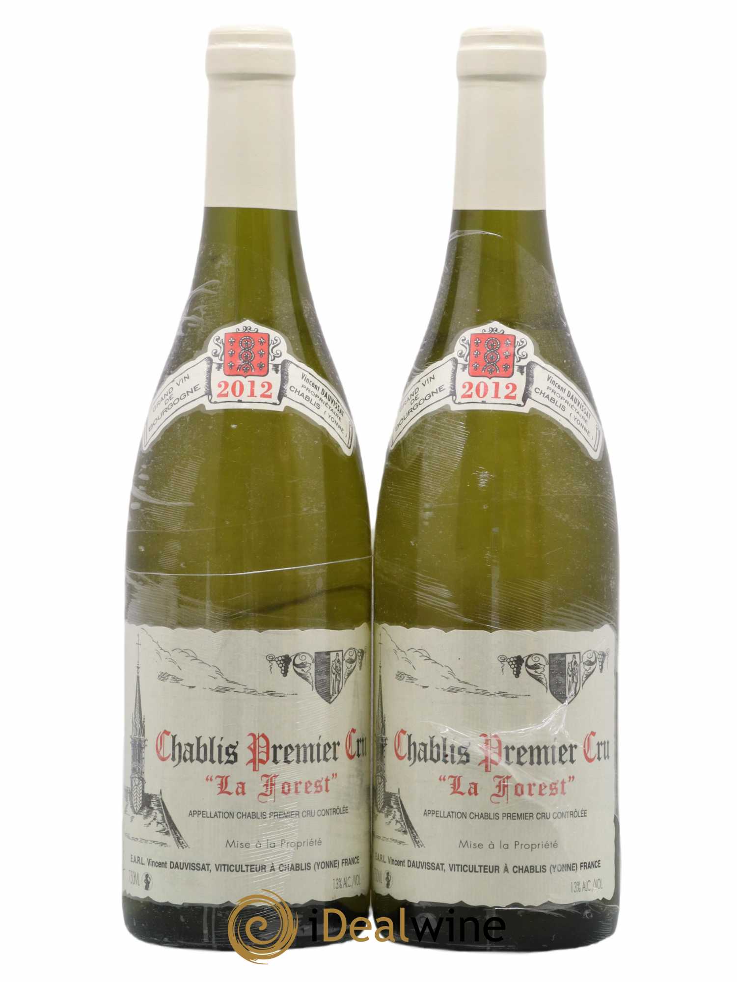 Chablis 1er Cru La Forest Vincent Dauvissat (Domaine) 2012 - Lot de 2 bouteilles - 0