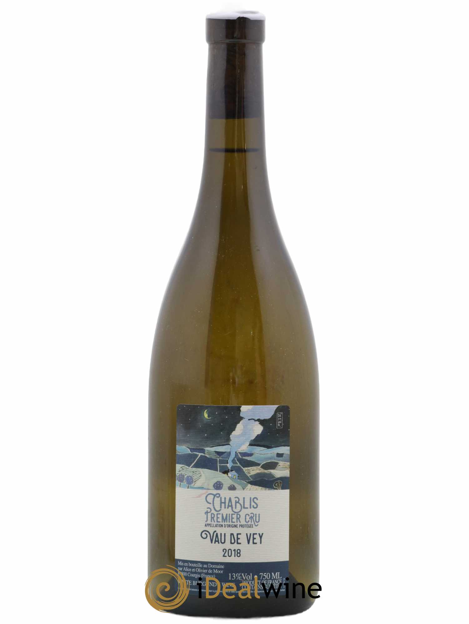 Chablis 1er Cru Vau de Vey Alice et Olivier De Moor 2018 - Lot de 1 bouteille - 0