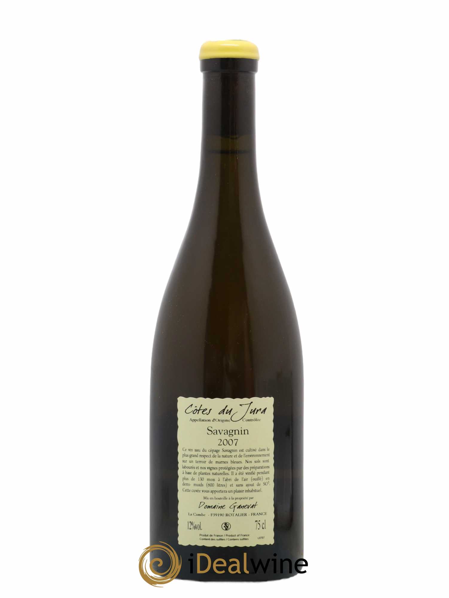 Côtes du Jura Les Vignes de mon Père Jean-François Ganevat (Domaine) 2007 - Lot de 1 bouteille - 1