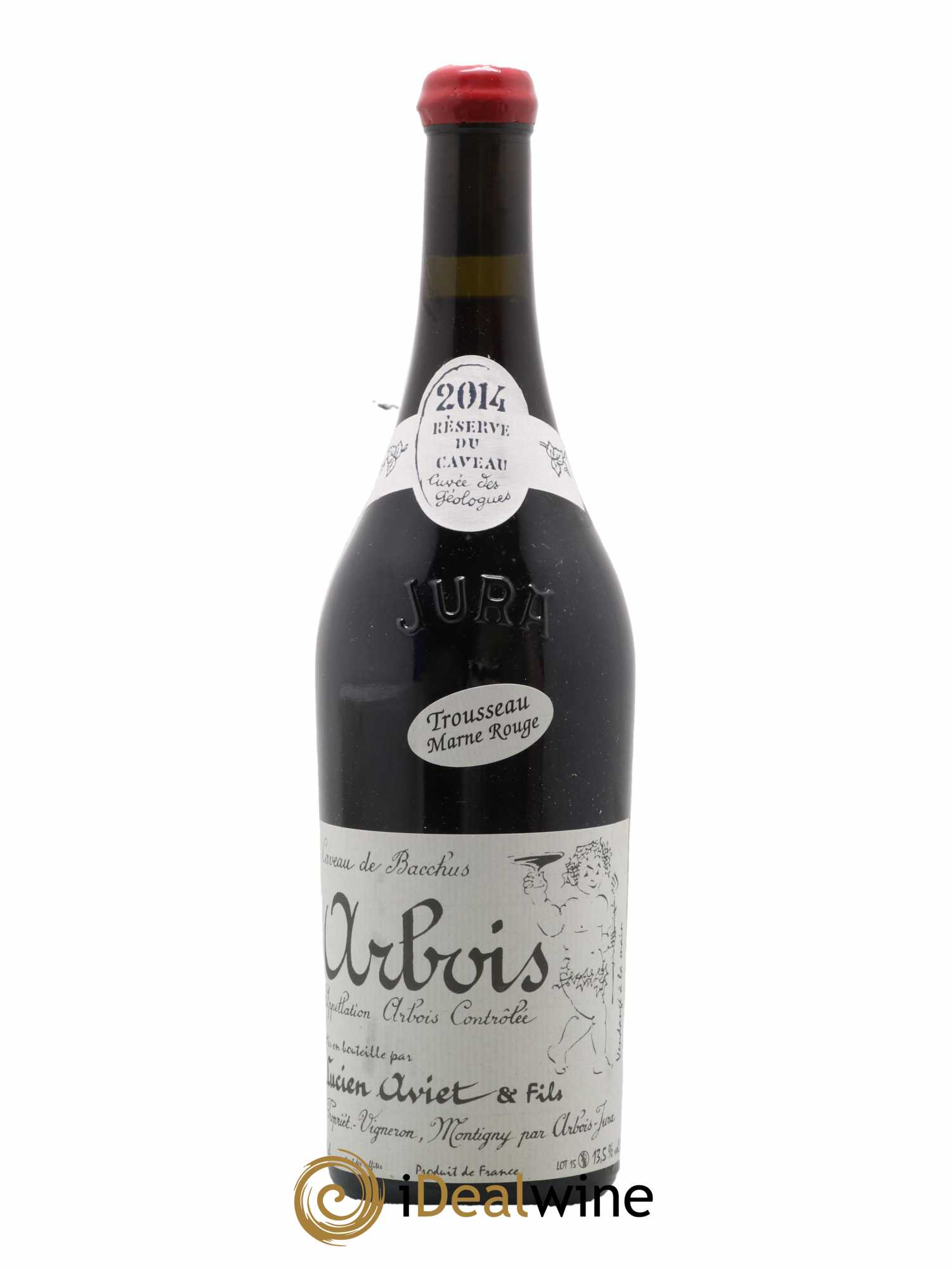 Arbois Trousseau Marne Rouge Cuvée des Géologues Lucien Aviet (Domaine) 2014 - Lot de 1 bouteille - 0