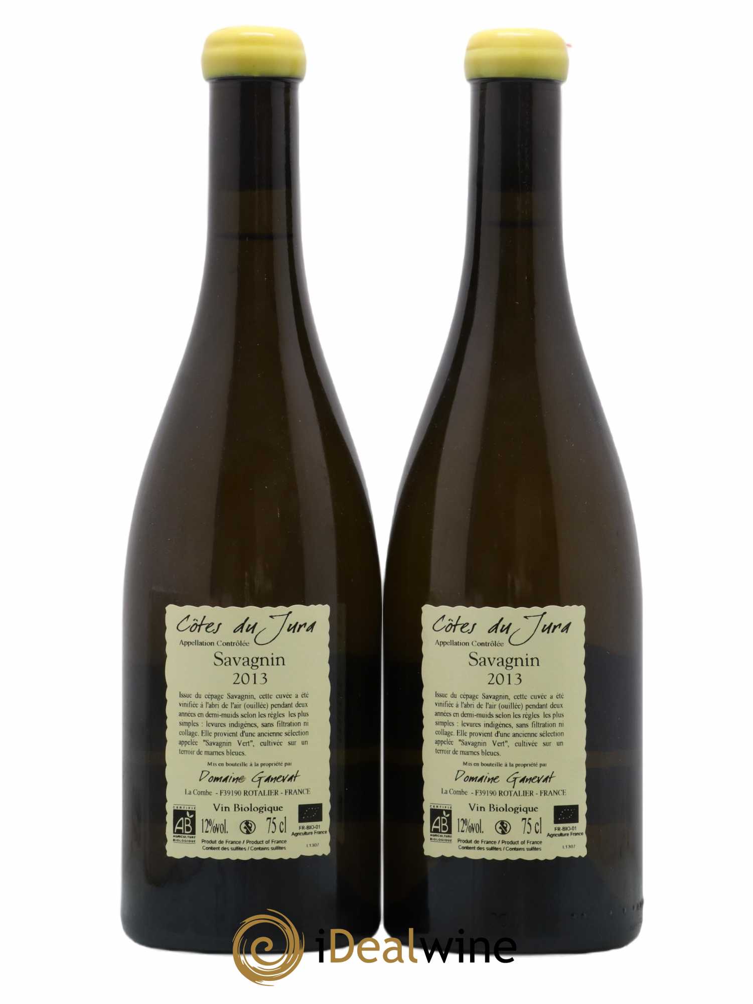 Côtes du Jura Les Chalasses Marnes Bleues Jean-François Ganevat (Domaine) 2013 - Lot de 2 bouteilles - 1