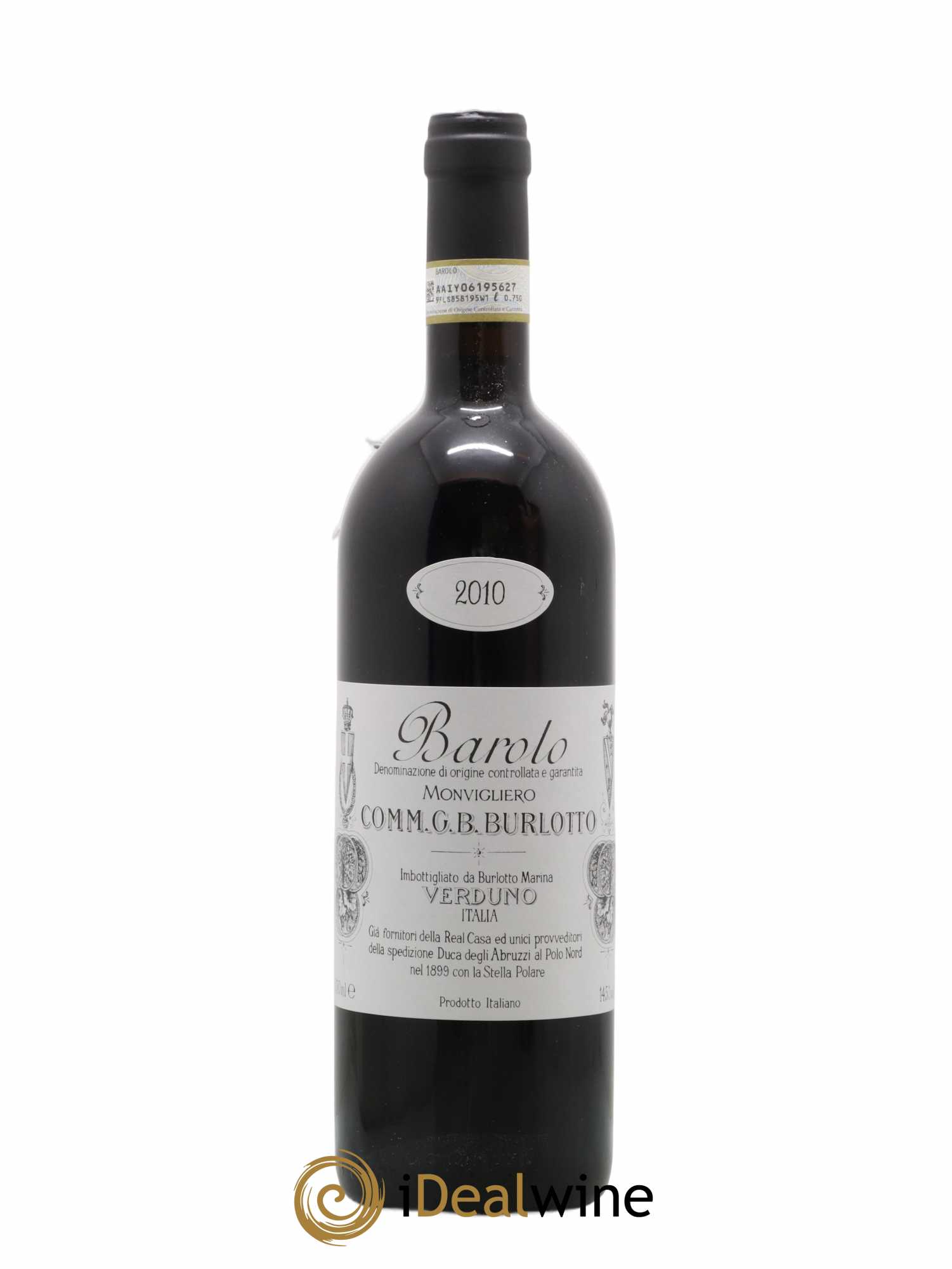 Barolo DOCG Monvigliero Comm. Giovan Battista Burlotto 2010 - Lot de 1 bouteille - 0