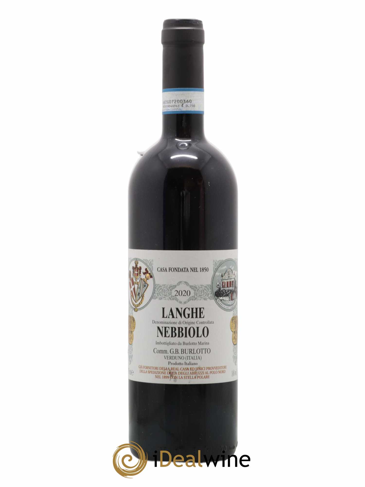 Langhe DOC Comm. Giovan Battista Burlotto 2020 - Lot de 1 bouteille - 0