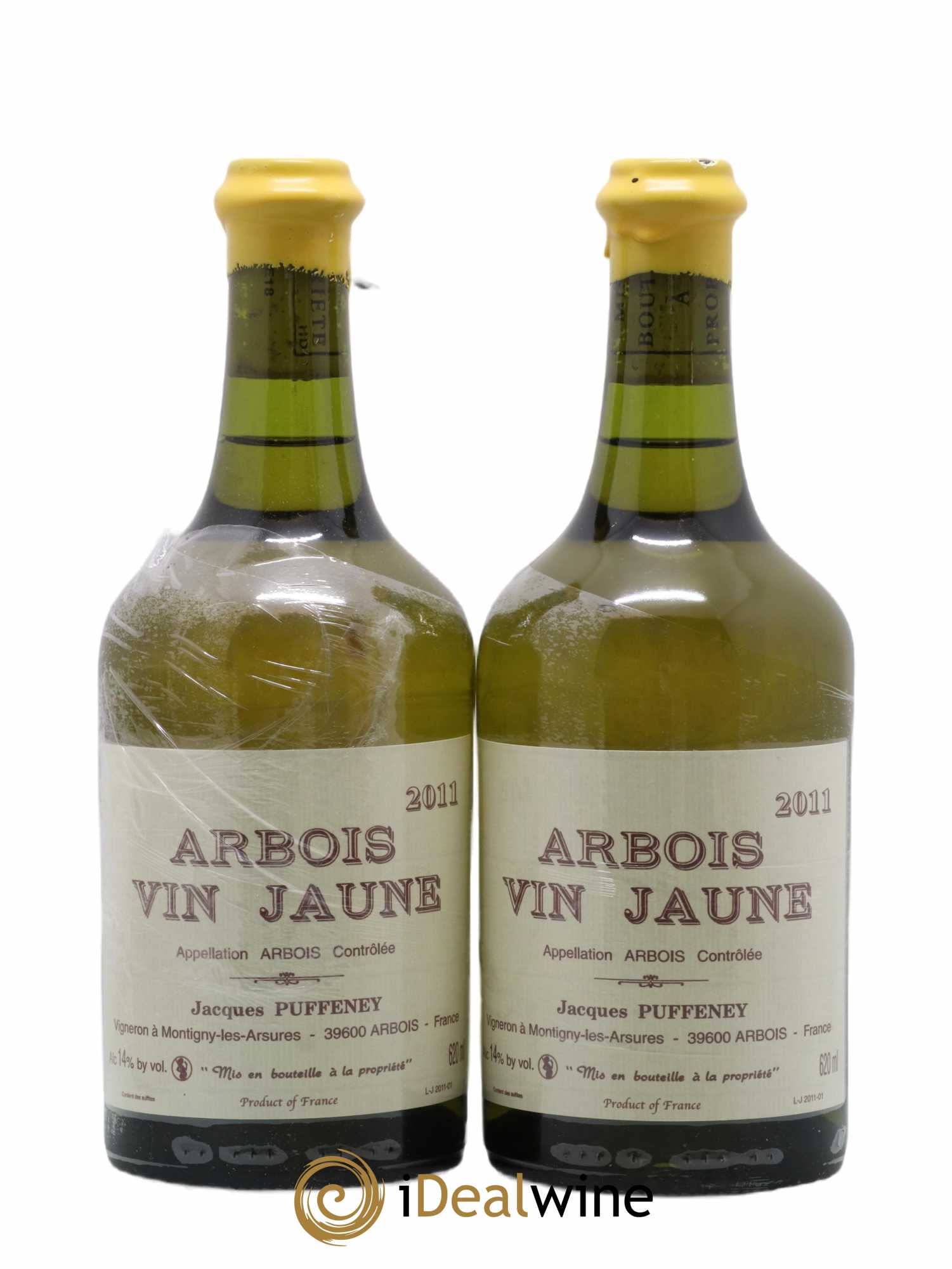 Arbois Vin Jaune Jacques Puffeney 2011 - Lot de 2 bouteilles - 0