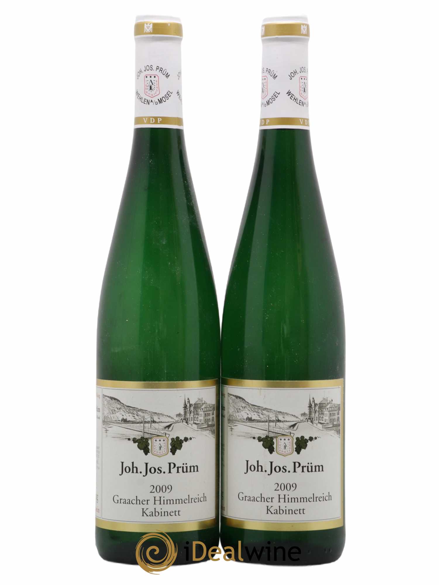 Riesling Joh. Jos. Prum Graacher Himmelreich Kabinett 2009 - Lot de 2 bouteilles - 0