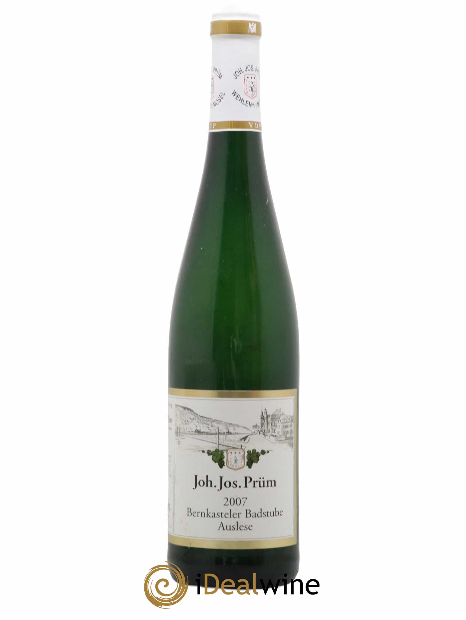 Allemagne Mosel-Saar Bernkasteler Badstube Riesling Auslese Joh. Jos. Prüm 2007 - Lot de 1 bouteille - 0