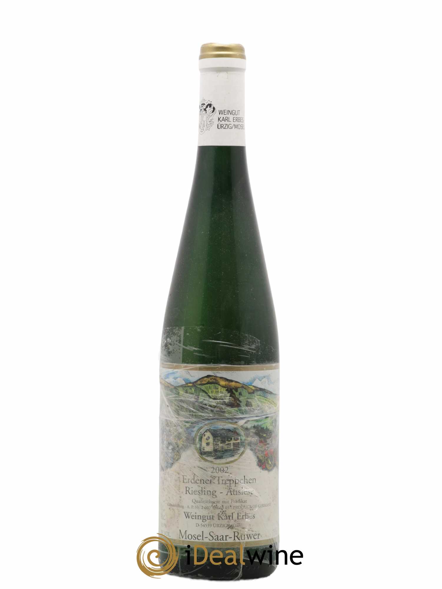 Allemagne Mosel-Saar Erdener Treppchen Auslese Karl Erbes 2002 - Lot de 1 bouteille - 0