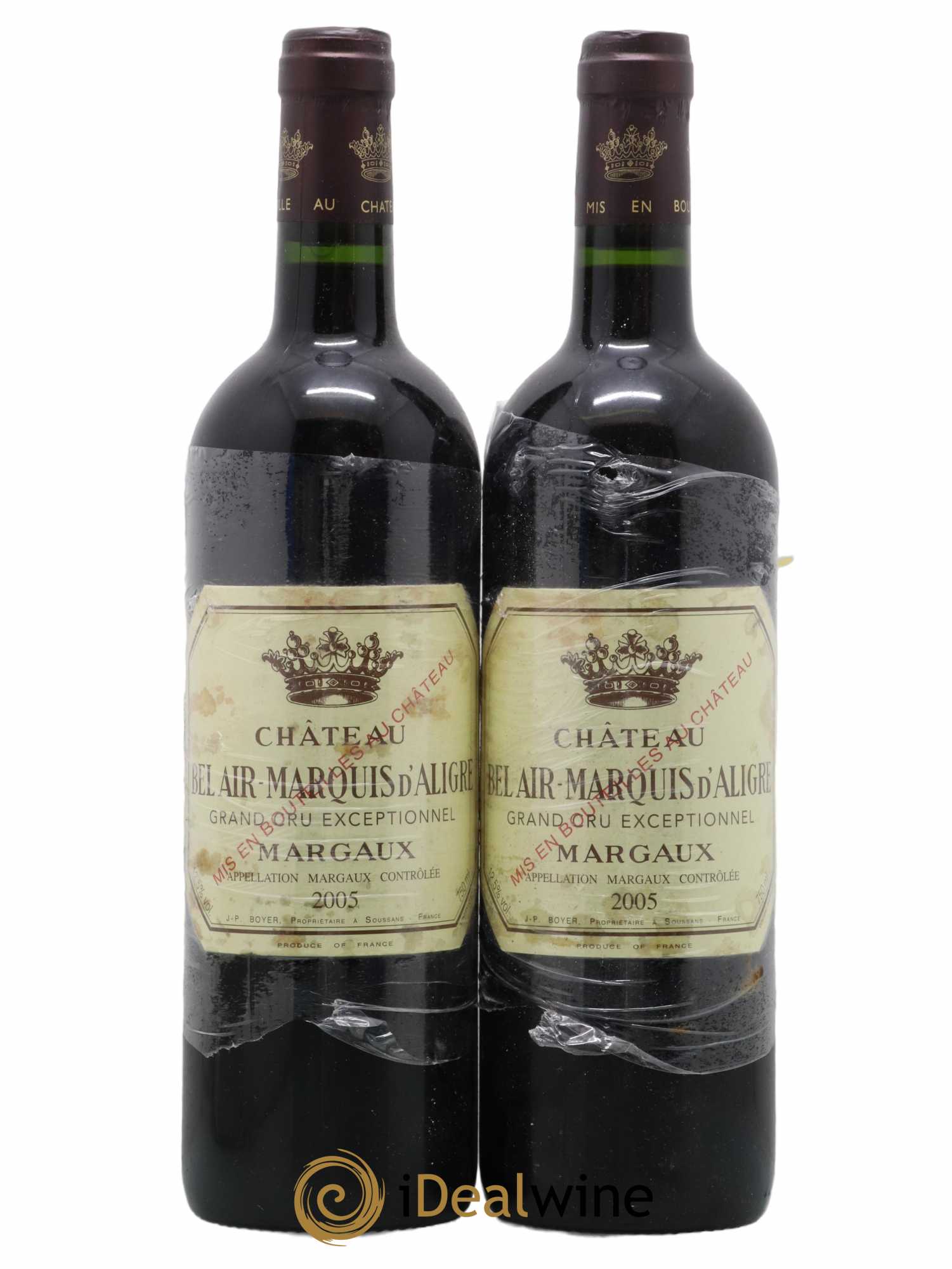 Château Bel Air Marquis d'Aligre 2005 - Lot de 2 bouteilles - 0
