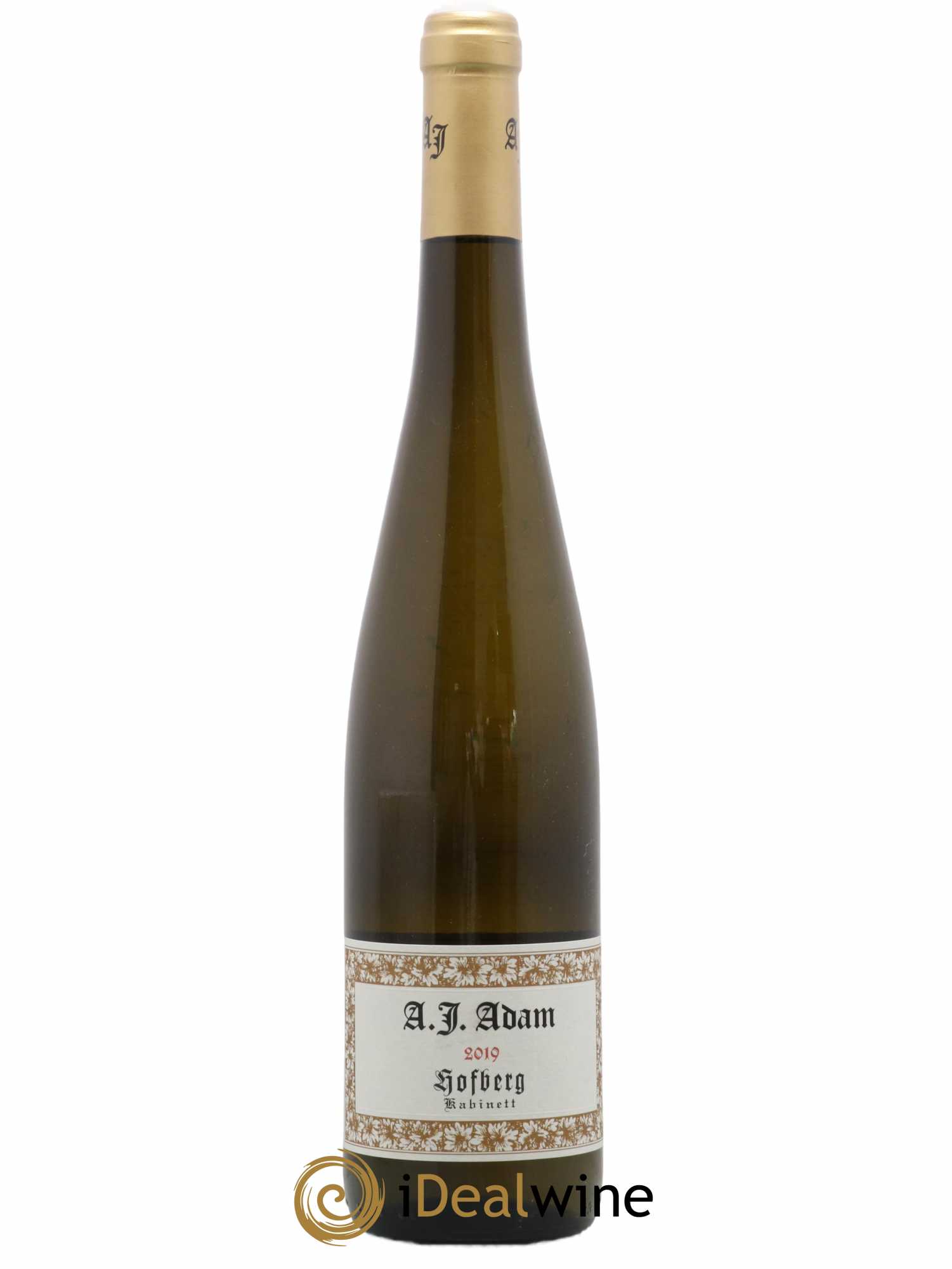 Allemagne Mosel-Saar Dhroner Hofberg Kabinett A.J. Adam 2019 - Lot de 1 bouteille - 0