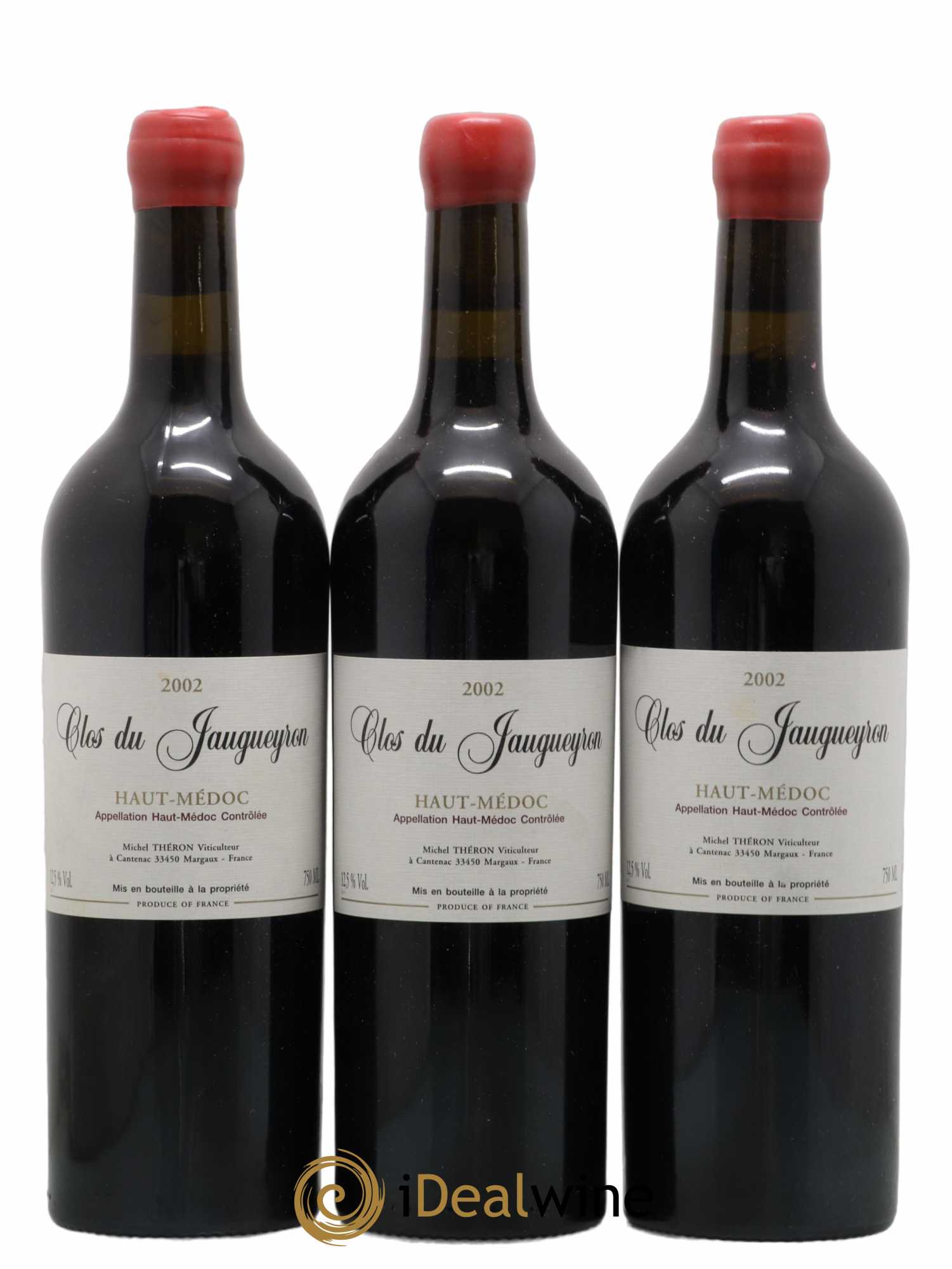 Clos du Jaugueyron 2002 - Lot de 3 bouteilles - 0