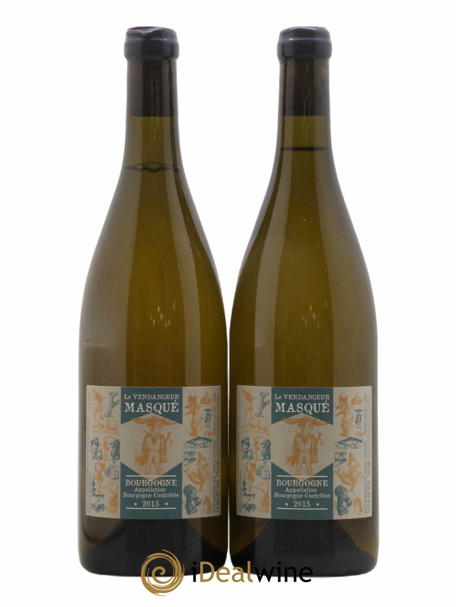Bourgogne Le Vendangeur Masqué Alice et Olivier De Moor 2015 - Lot de 2 bouteilles - 0