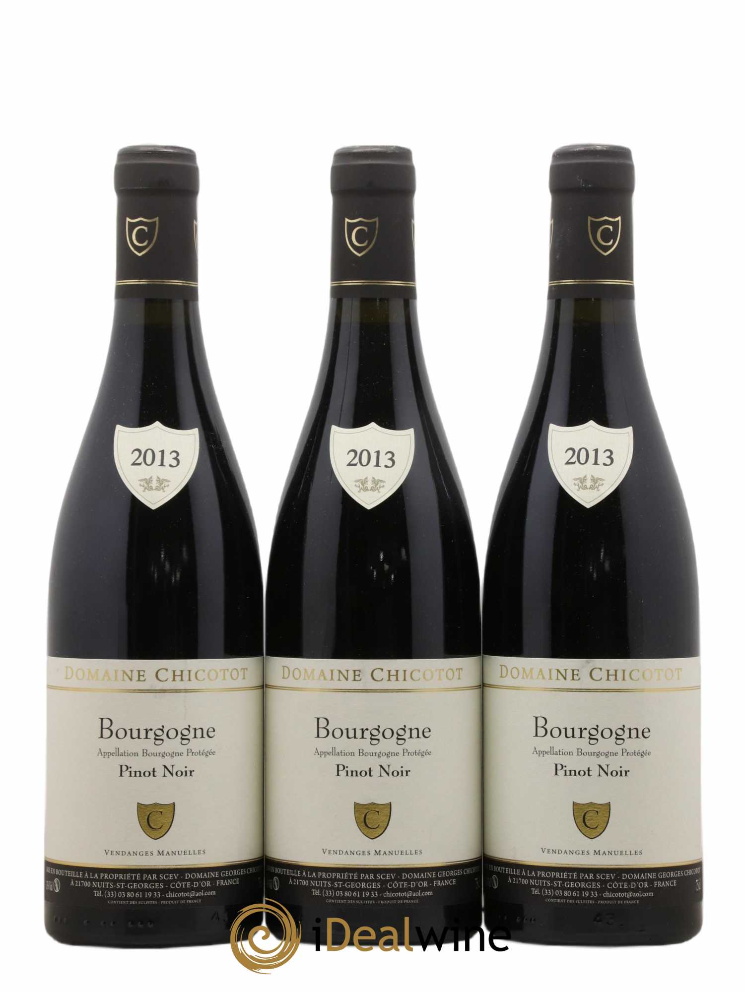 Bourgogne Chicotot (sans prix de réserve) 2013 - Lot de 3 bouteilles - 0