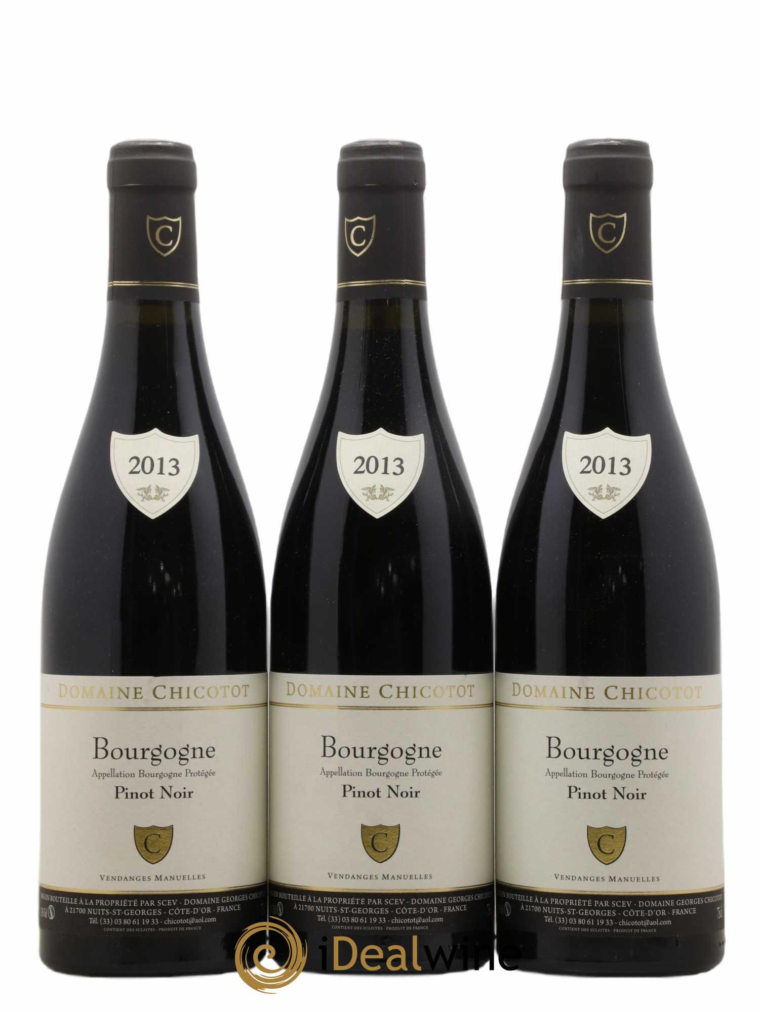 Bourgogne Chicotot 2013 - Lot de 3 bouteilles - 0