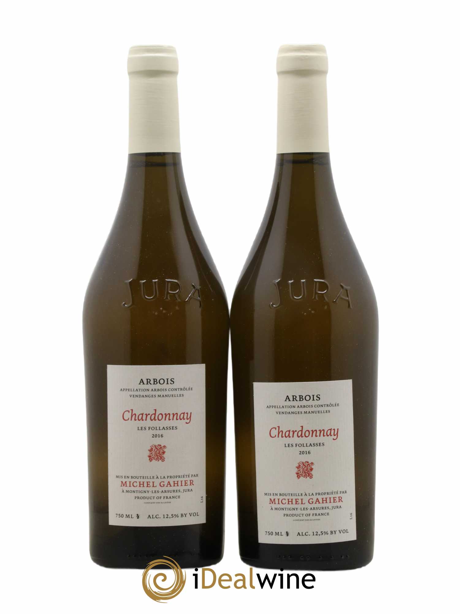 Arbois Chardonnay Les Folasses Michel Gahier 2016 - Lot de 2 bouteilles - 0
