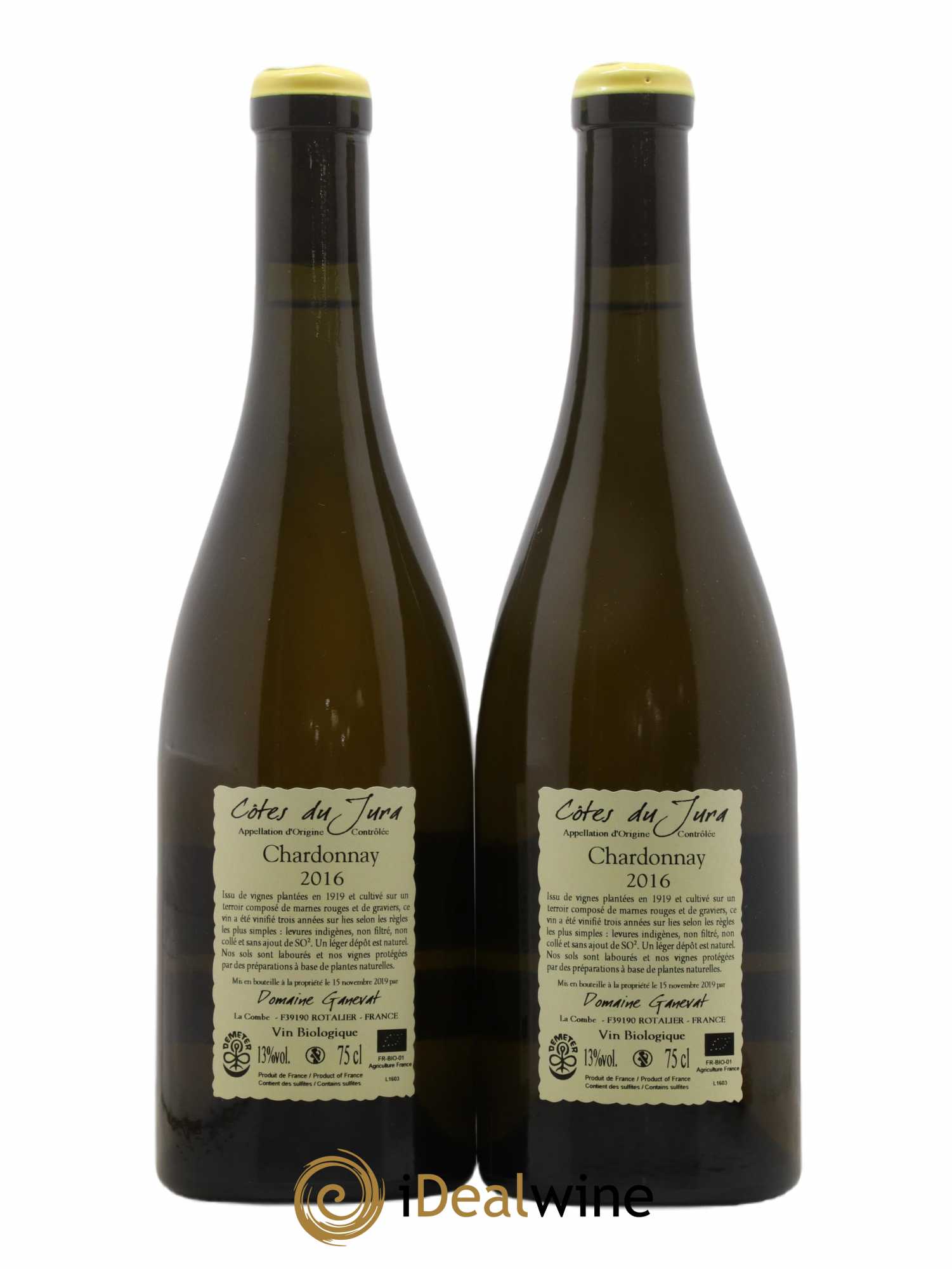 Côtes du Jura Les Grands Teppes Vieilles Vignes Jean-François Ganevat (Domaine) 2016 - Lot de 2 bouteilles - 1