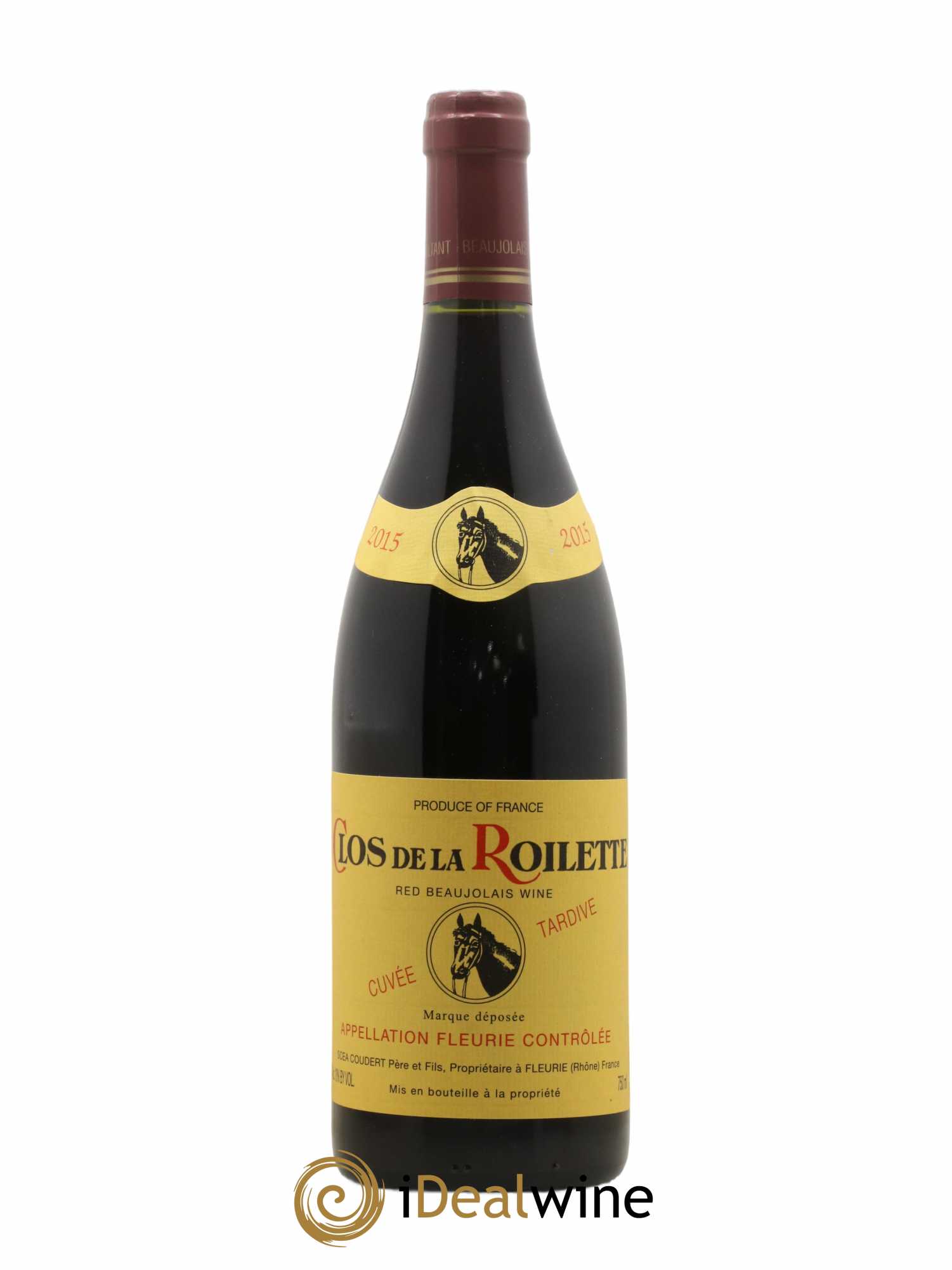 Fleurie Cuvée Tardive Clos de la Roilette 2015 - Lot de 1 bouteille - 0