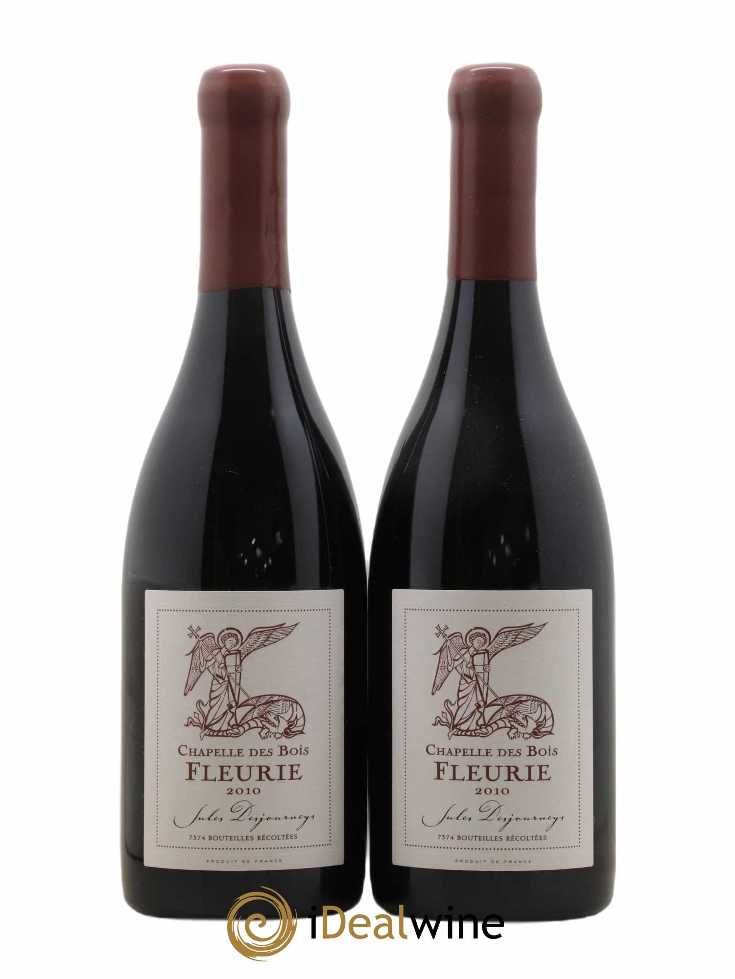 Fleurie Chapelle des Bois Jules Desjourneys 2010 - Lot de 2 bouteilles - 0