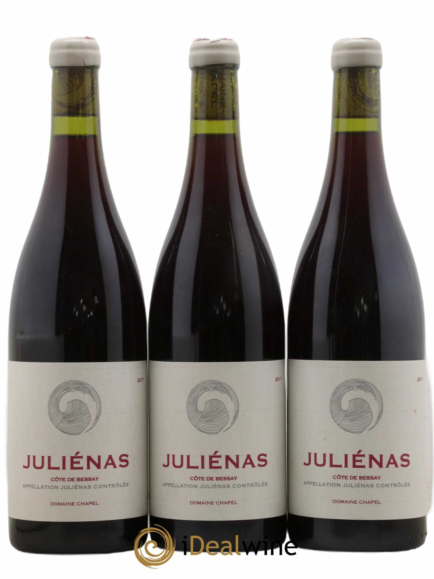 Juliénas Côte de Bessay Domaine Chapel 2017 - Lot de 3 bouteilles - 0