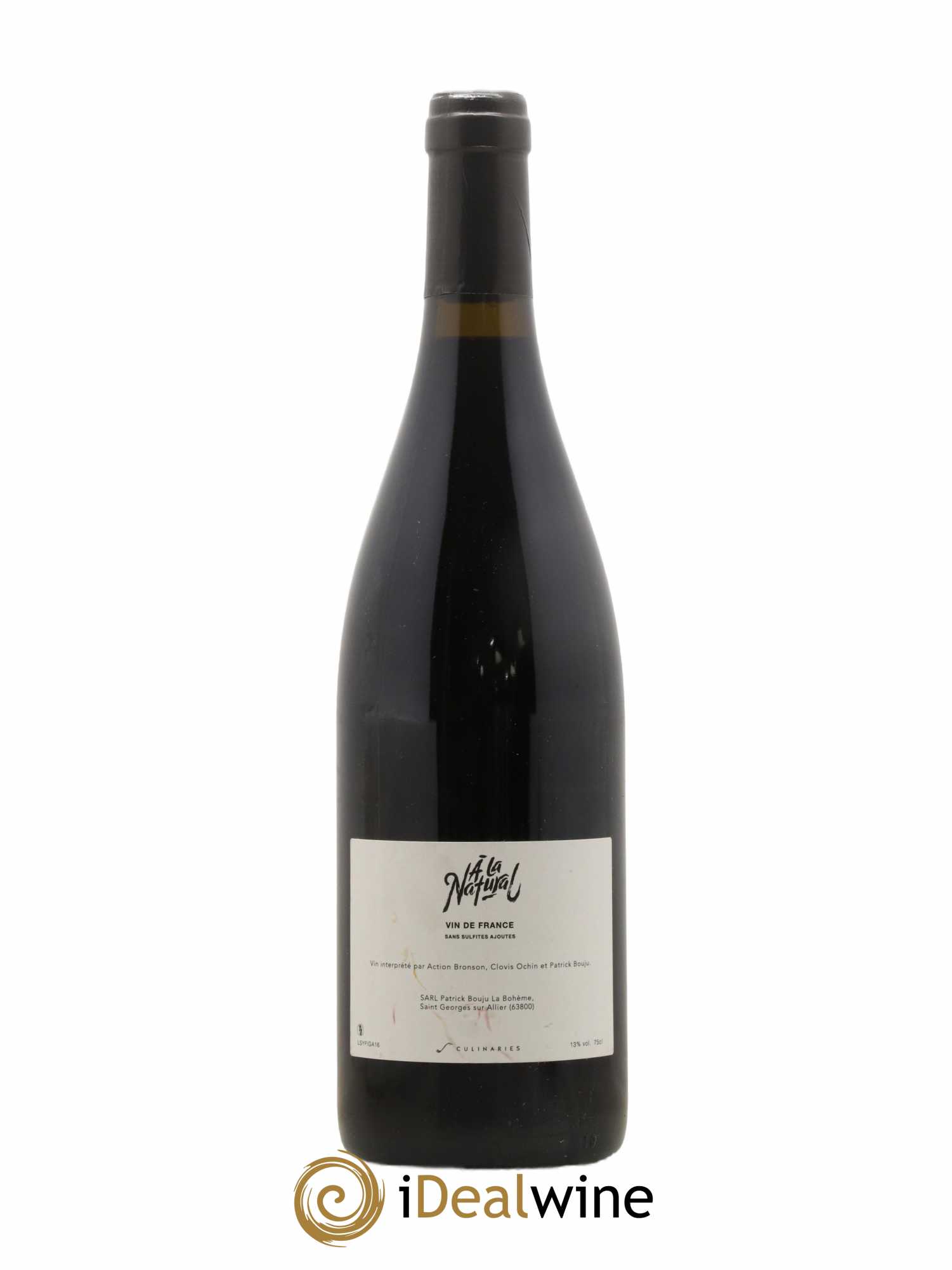 Vin de France A la Natural Patrick Bouju - La Bohème 2016 - Posten von 1 Flasche - 1