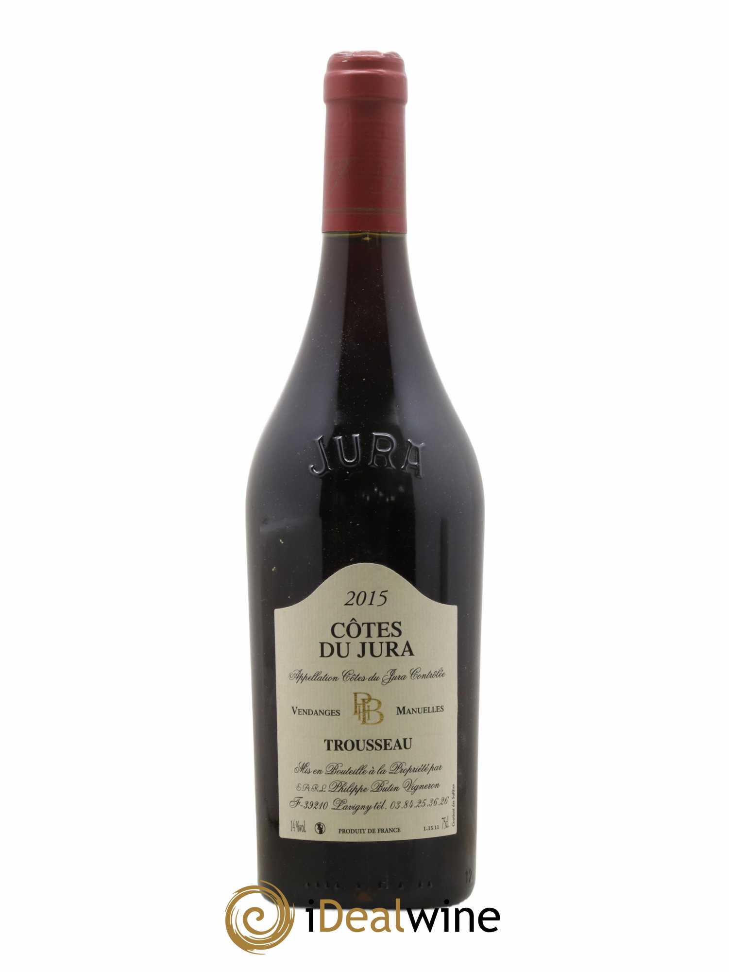 Côtes du Jura Trousseau Philippe Butin 2015 - Lot de 1 bouteille - 0