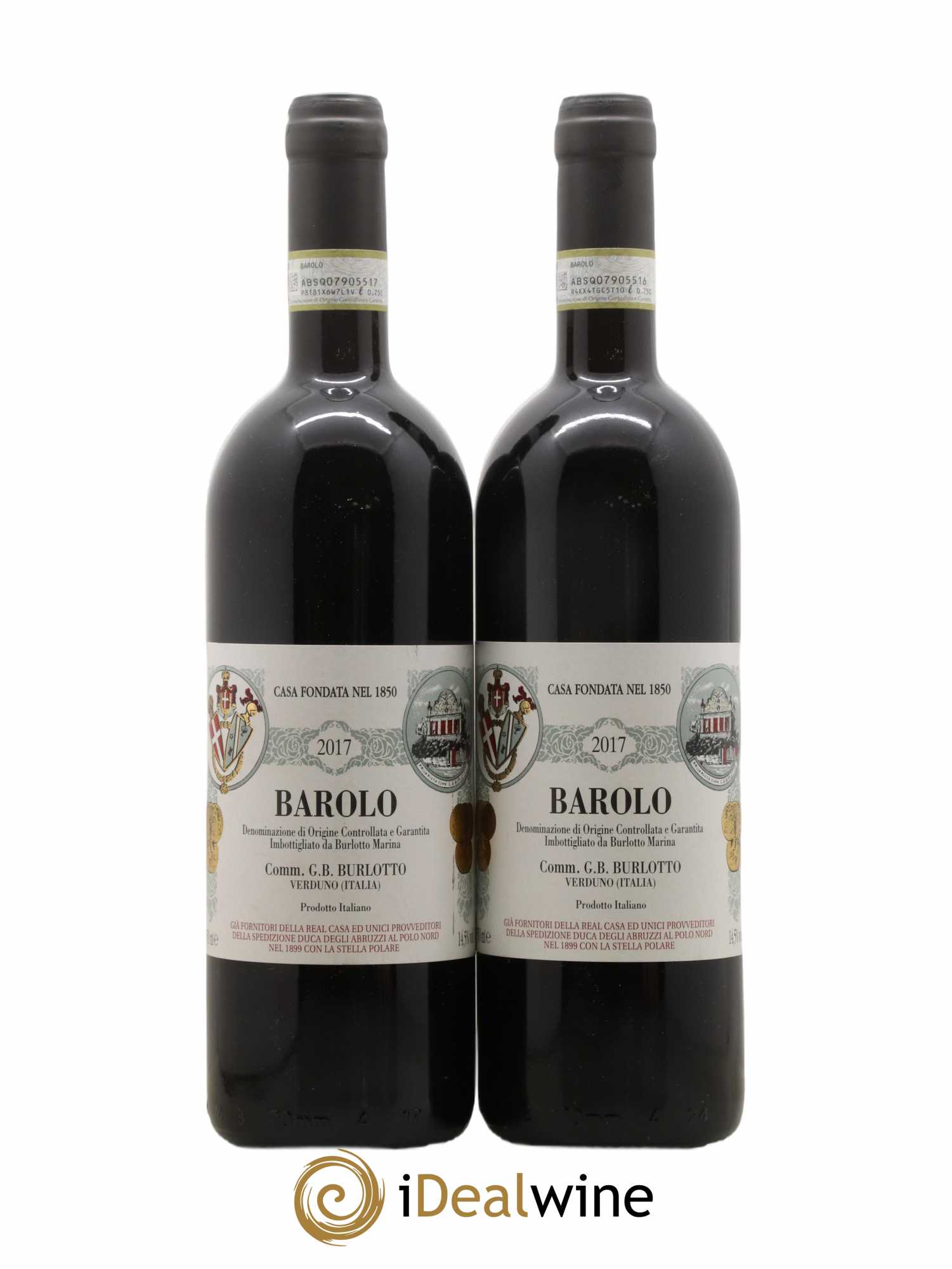 Barolo DOCG Comm. Giovan Battista Burlotto 2017 - Lotto di 2 bottiglie - 0