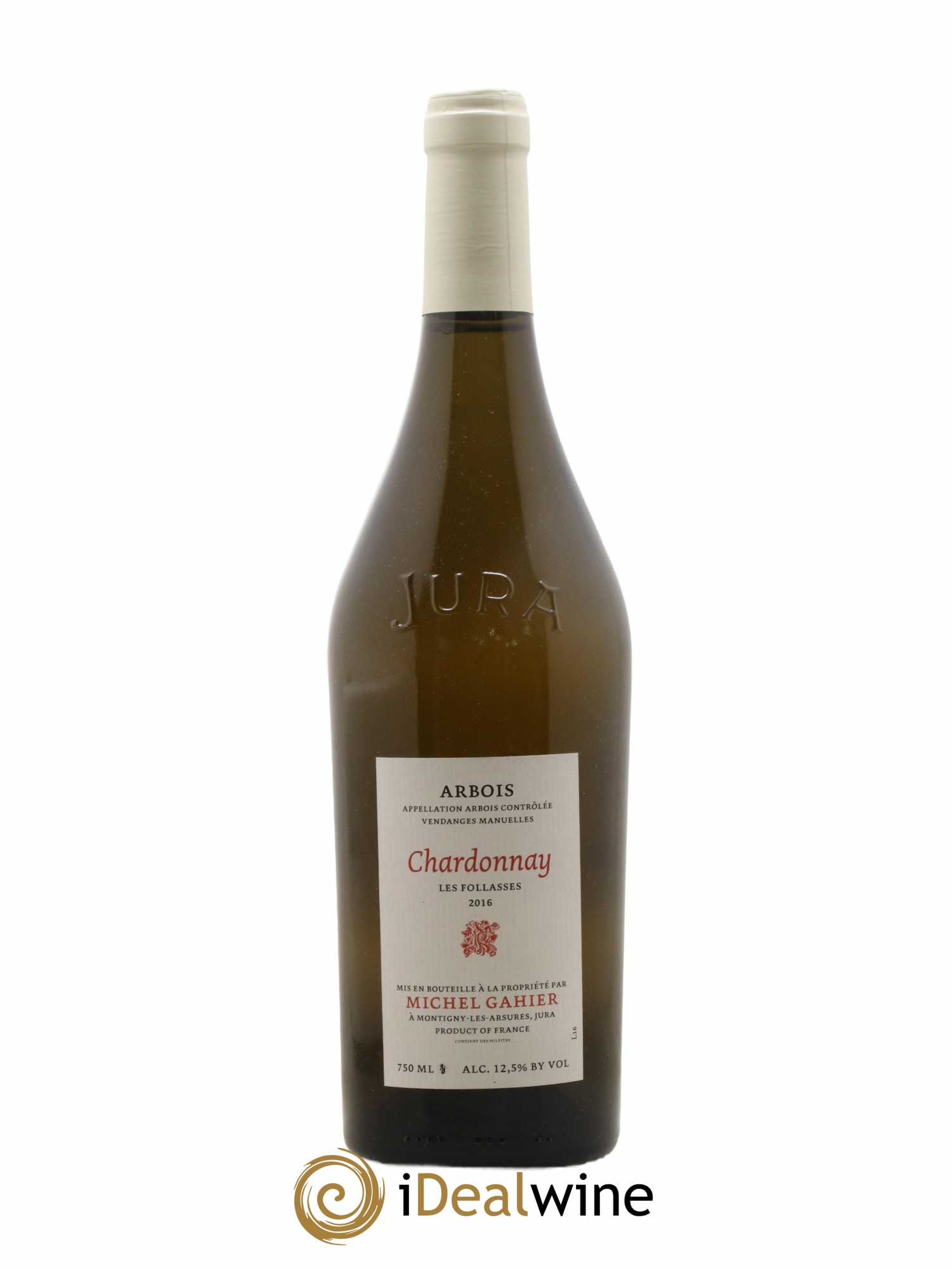 Arbois Chardonnay Les Folasses Michel Gahier 2016 - Lot de 1 bouteille - 0