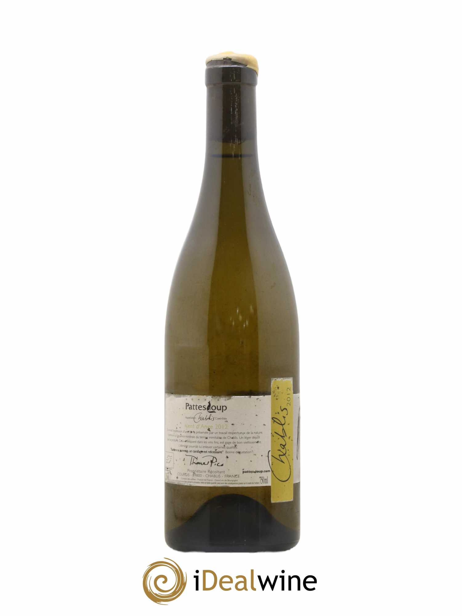 Chablis Vent d'Ange Pattes Loup (Domaine) 2012 - Lot de 1 bouteille - 1