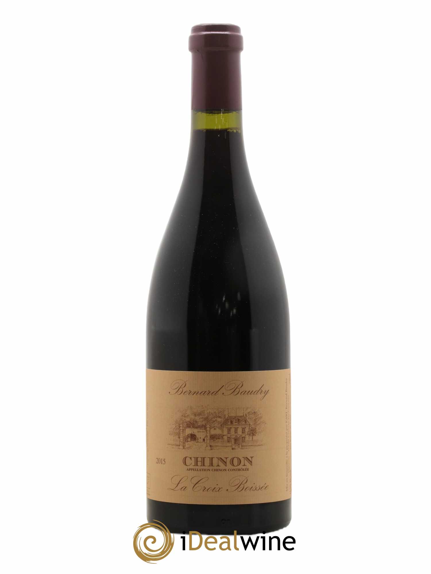 Chinon La Croix Boissée Bernard Baudry 2015 - Lot de 1 bouteille - 0
