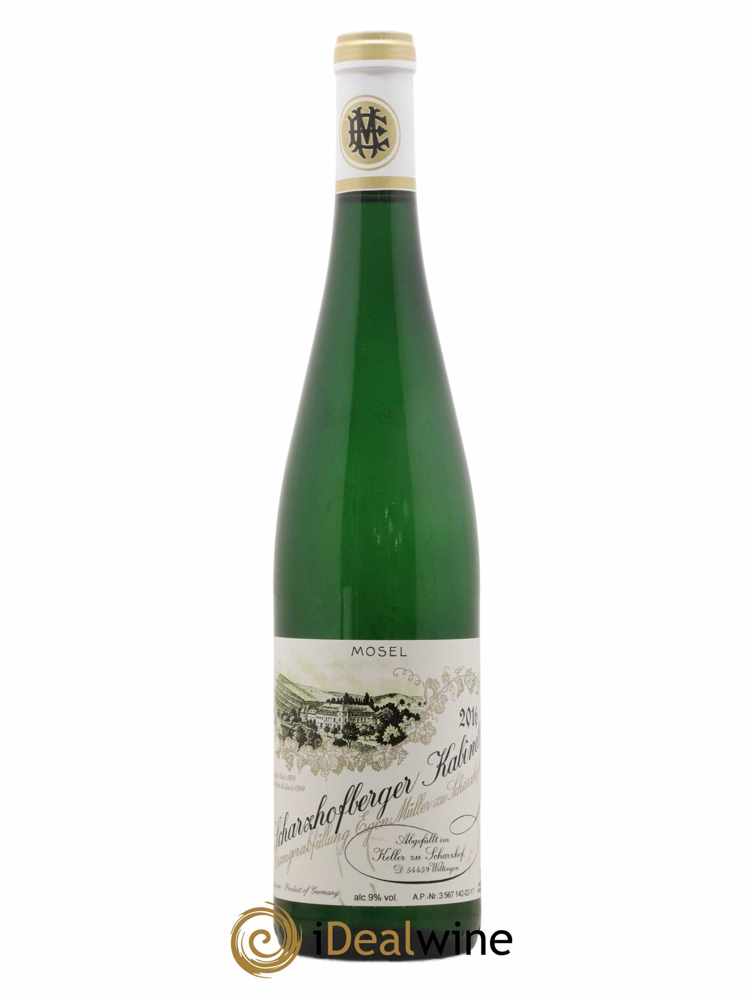 Allemagne Mosel-Saar Scharzhofberger Riesling Kabinett Ap02 Egon Müller 2016 - Lot de 1 bouteille - 0