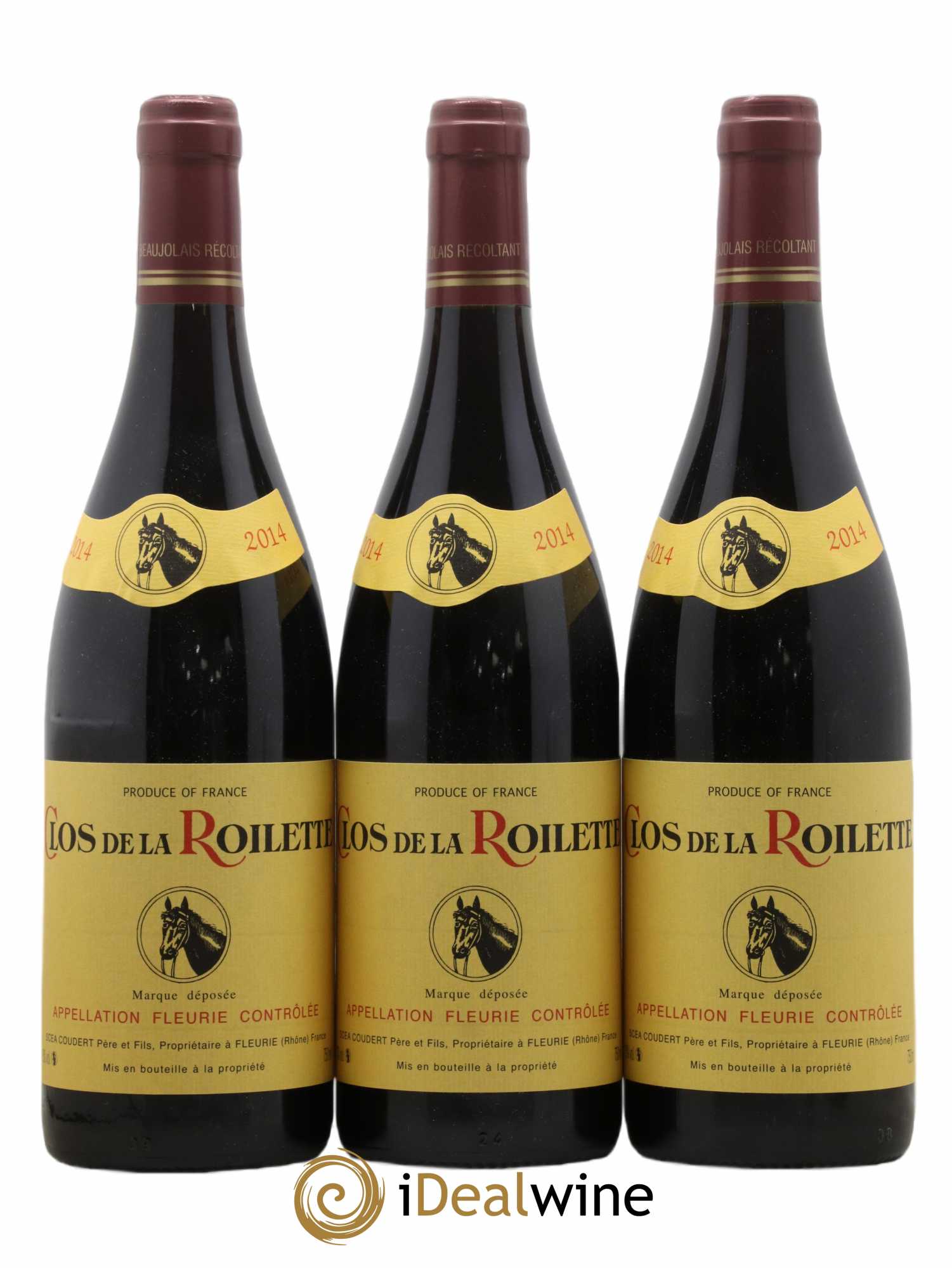 Fleurie Clos de la Roilette 2014 - Lot de 3 bouteilles - 0