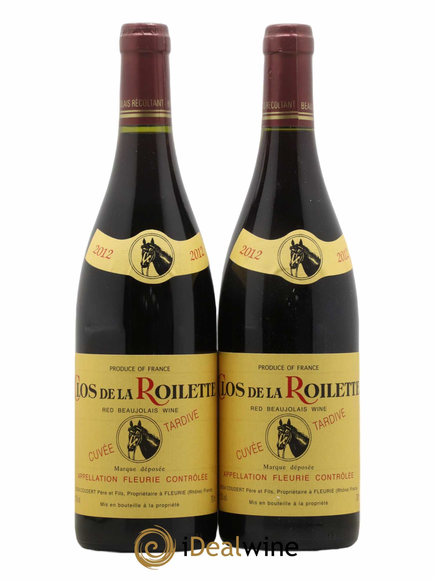 Fleurie Cuvée Tardive Clos de la Roilette 2012 - Lot de 2 bouteilles - 0