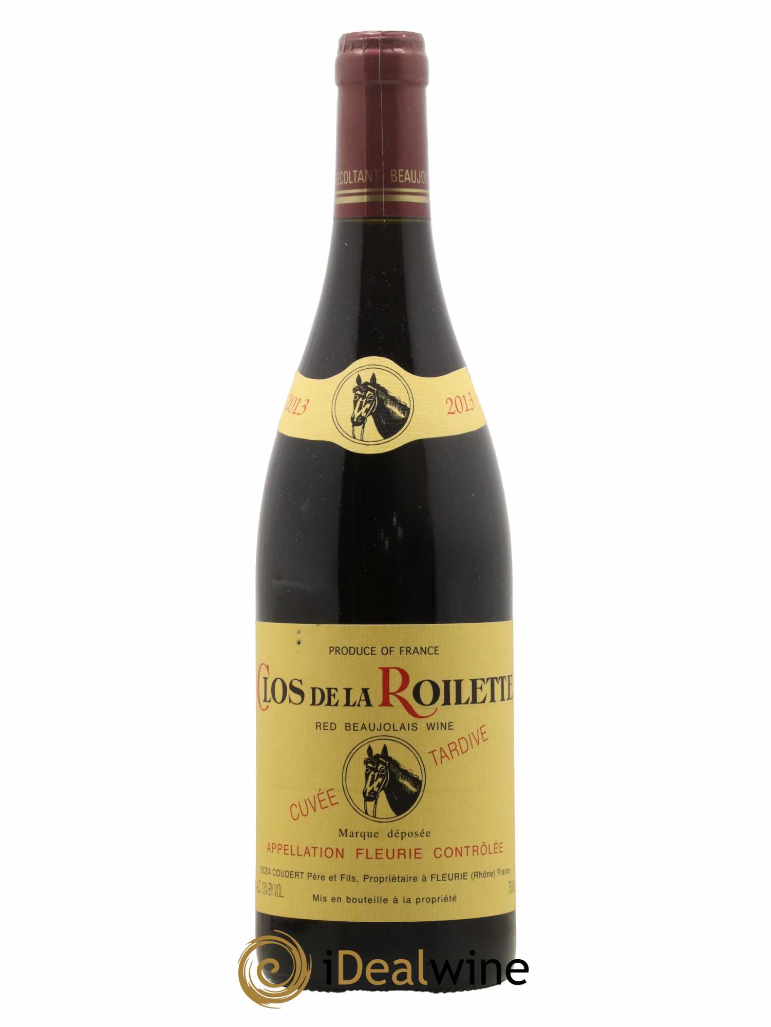 Fleurie Cuvée Tardive Clos de la Roilette 2013 - Lot de 1 bouteille - 0