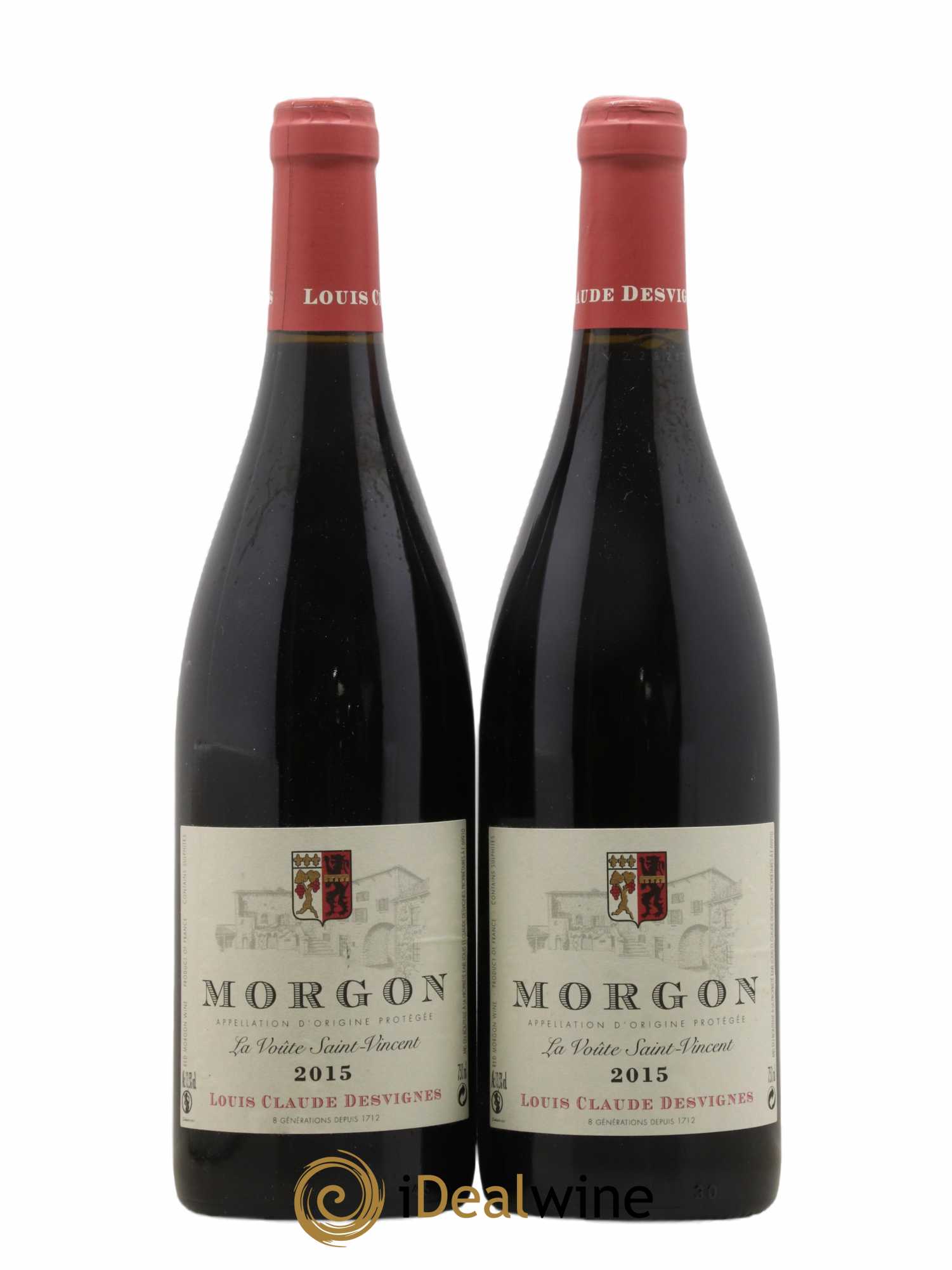 Morgon La Voûte Saint-Vincent Desvignes 2015 - Lot de 2 bouteilles - 0