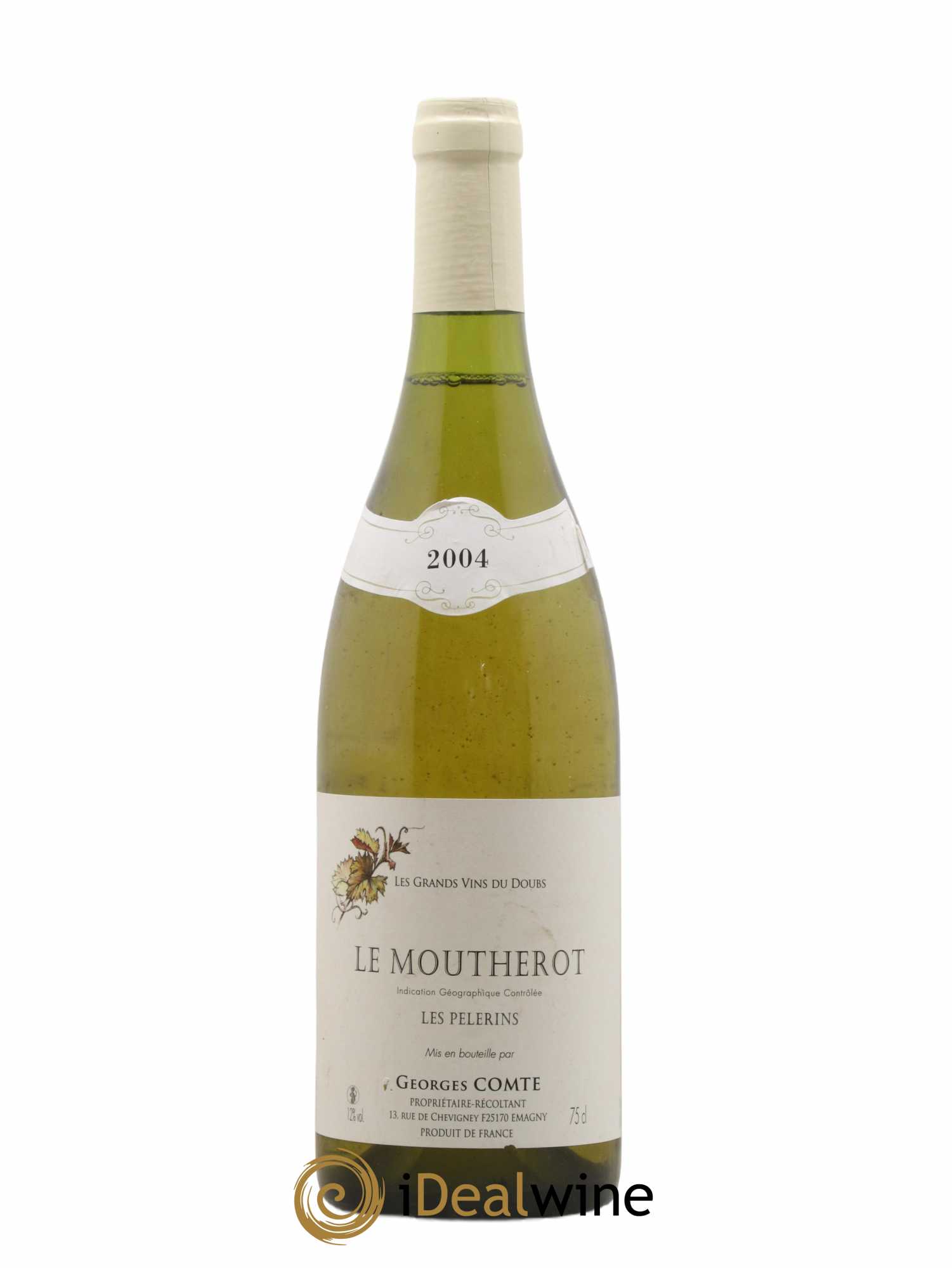 Divers IGP Le Moutherot Les Pèlerins George Comte 2004 - Lot de 1 bouteille - 0