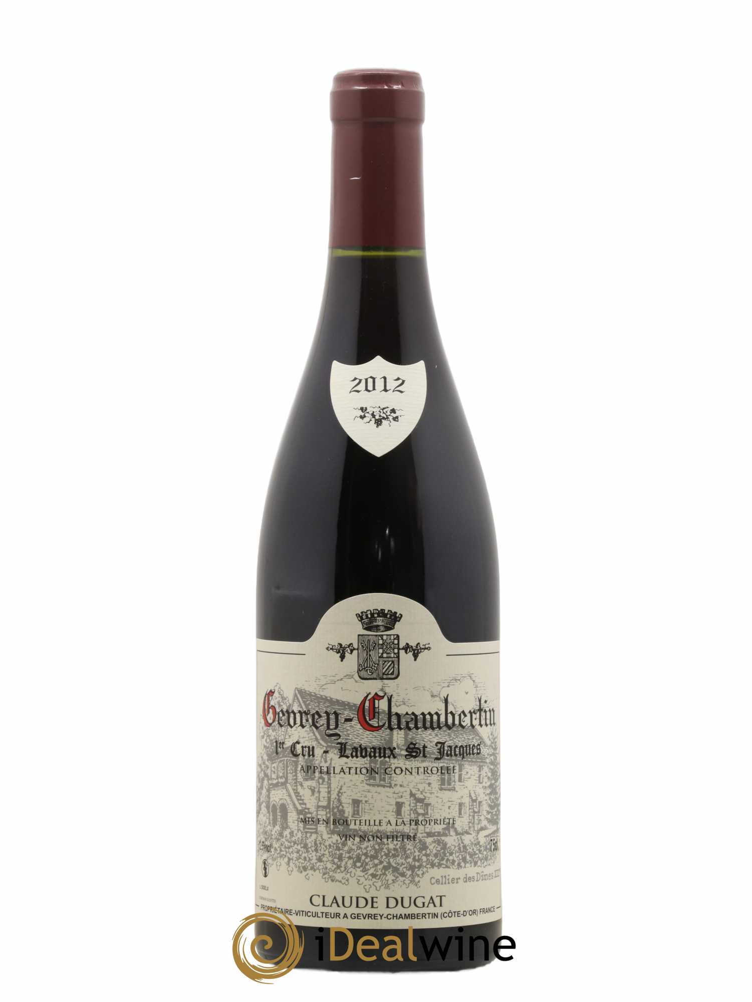 Gevrey-Chambertin 1er Cru Lavaux Saint-Jacques Claude Dugat 2012 - Lot de 1 bouteille - 0