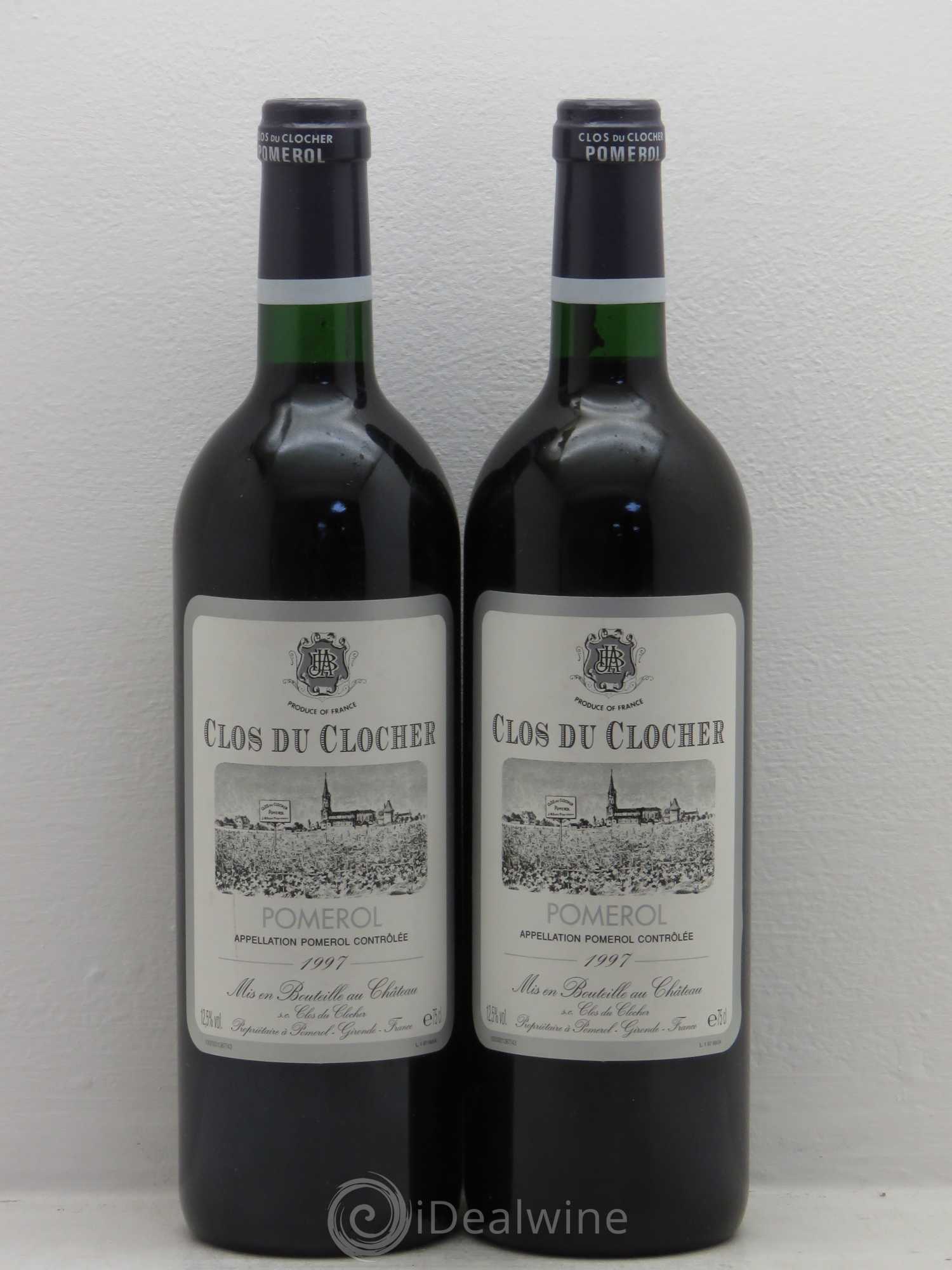 Clos du Clocher 1997 - Lot de 2 bouteilles - 0