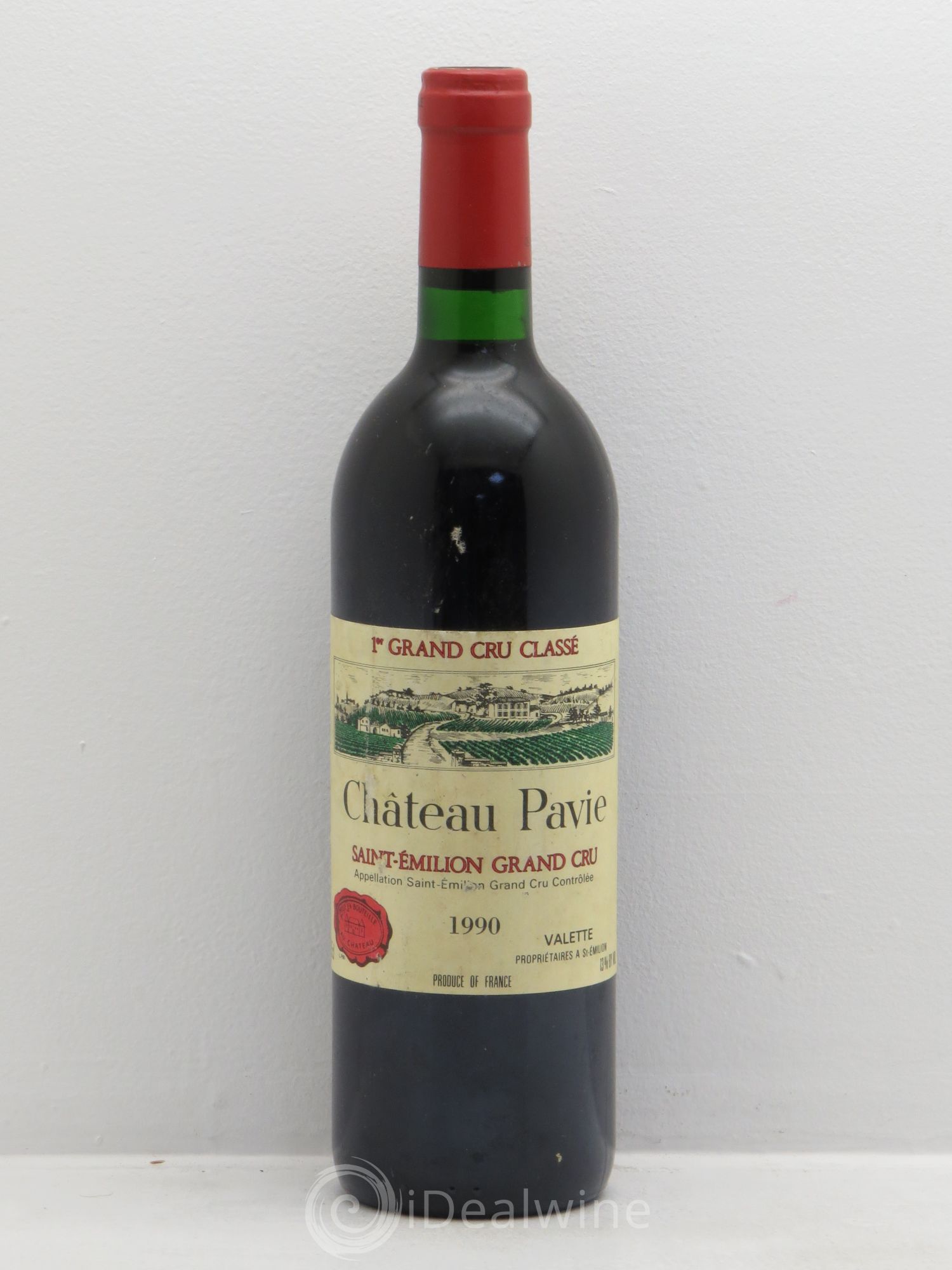 Château Pavie 1er Grand Cru Classé A 1990 - Lot de 1 bouteille - 0