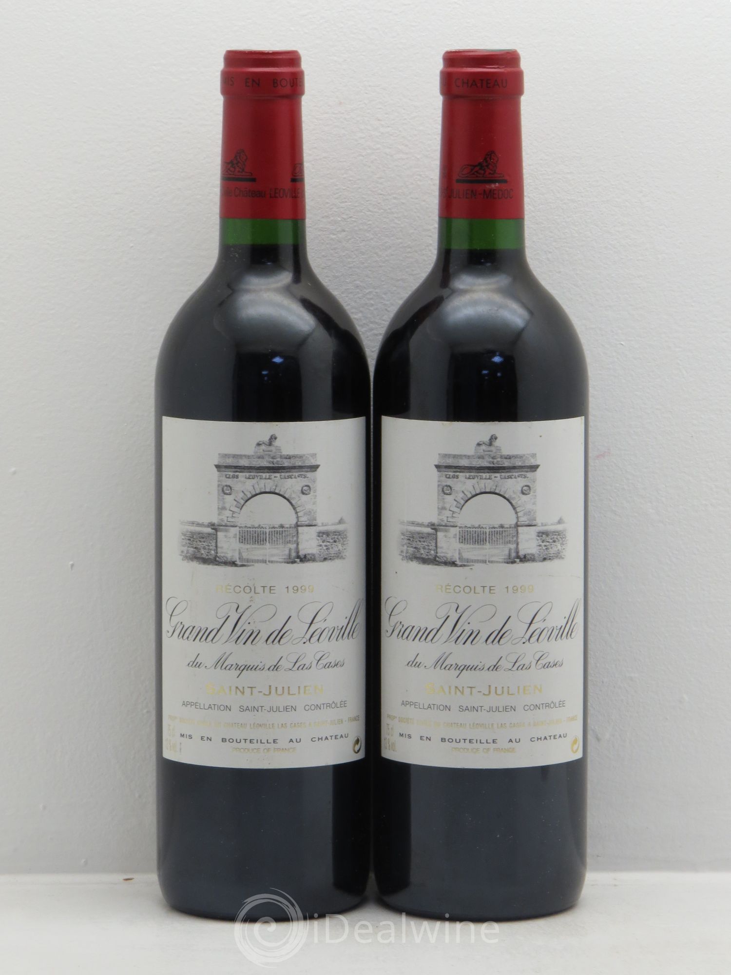 Château Léoville Las Cases 2ème Grand Cru Classé 1999 - Lot de 2 bouteilles - 0