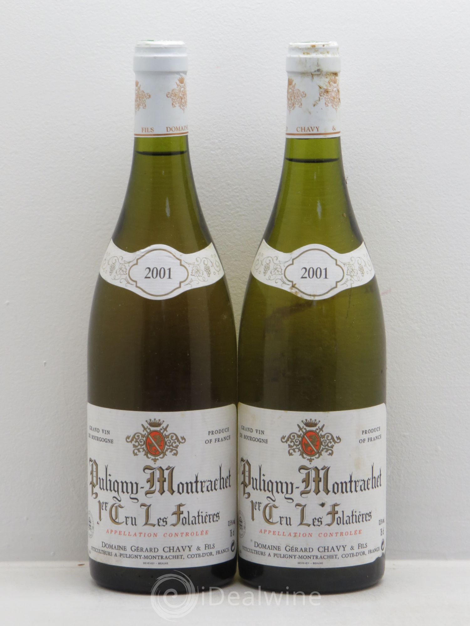 Puligny-Montrachet 1er Cru Gérard Chavy 2001 - Lot de 2 bouteilles - 0
