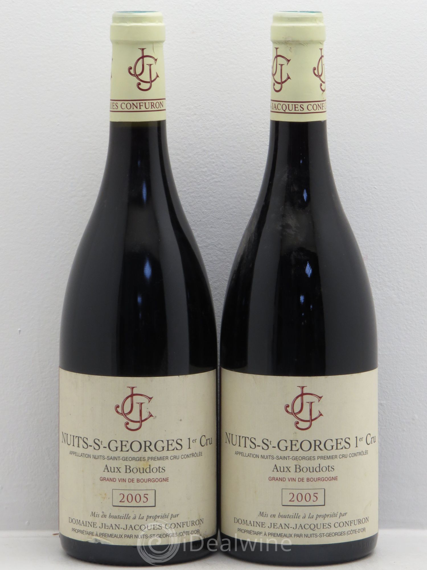 Nuits-Saint-Georges 1er Cru Aux Boudots Jean-Jacques Confuron 2005 - Lot de 2 bouteilles - 0