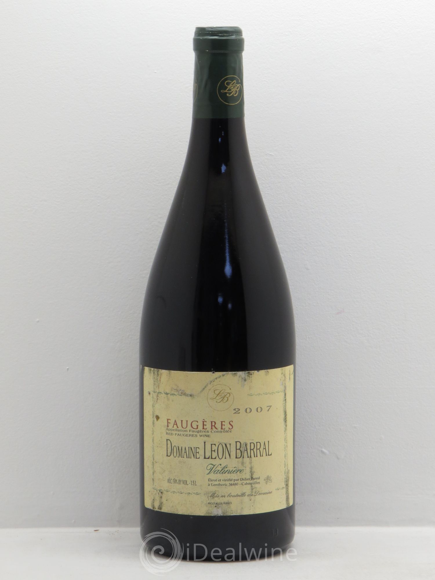 Faugères Valinière Domaine Léon Barral 2007 - Lot de 1 magnum - 0
