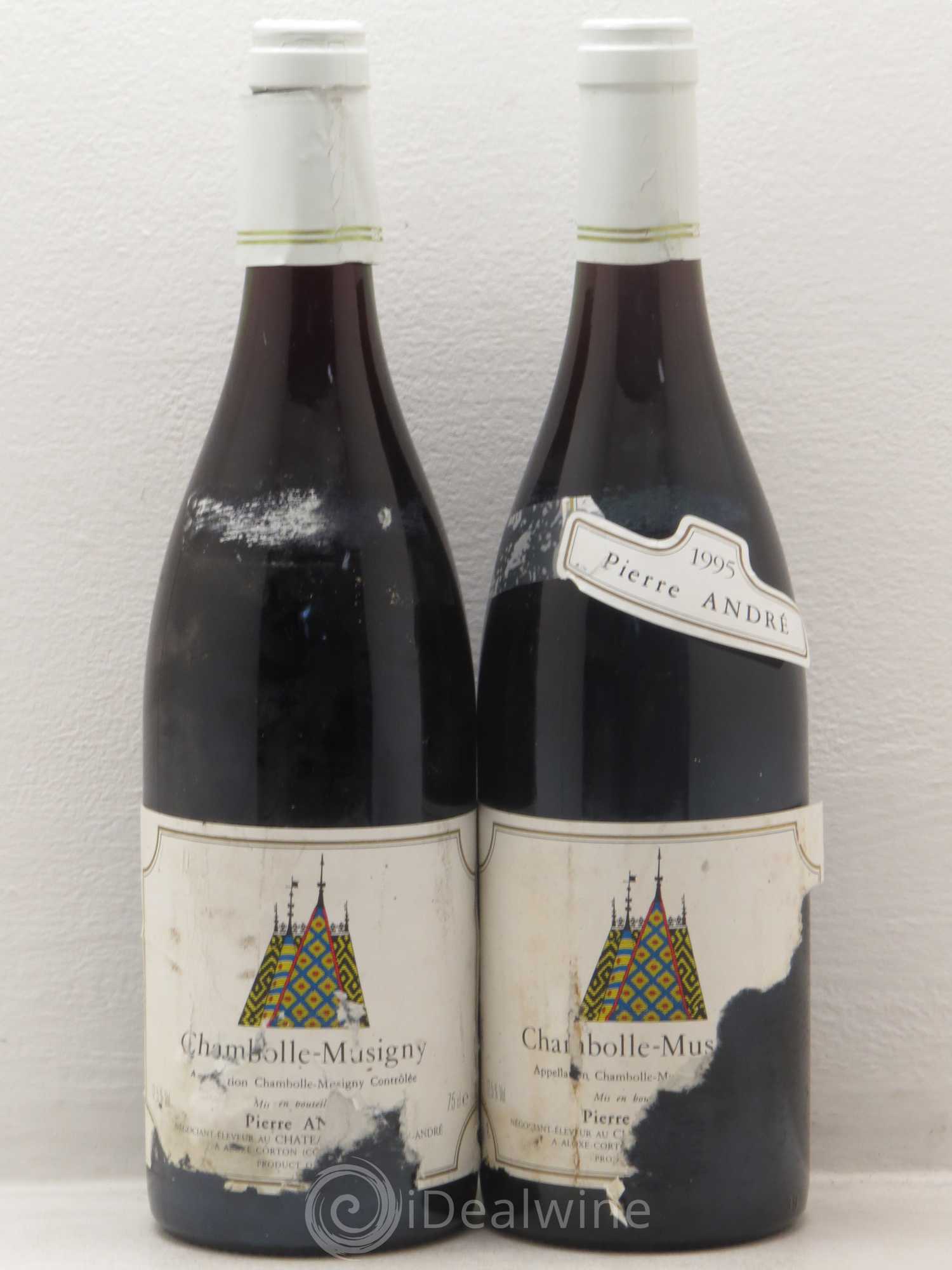 Chambolle-Musigny Pierre Andre (sans prix de réserve) 1995 - Posten von 2 Flaschen - 0