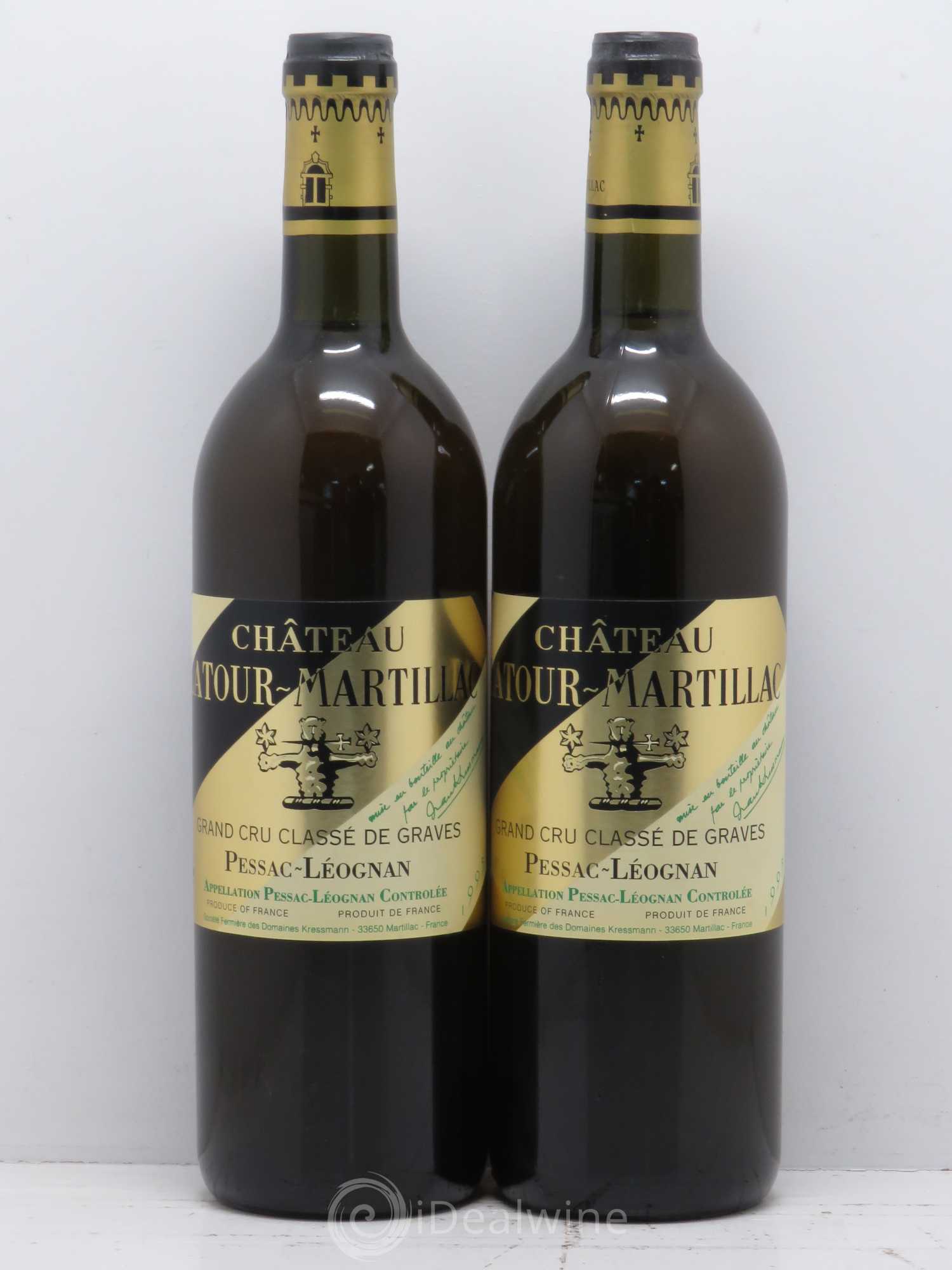 Château Latour-Martillac Cru Classé de Graves 1995 - Lot de 2 bouteilles - 0