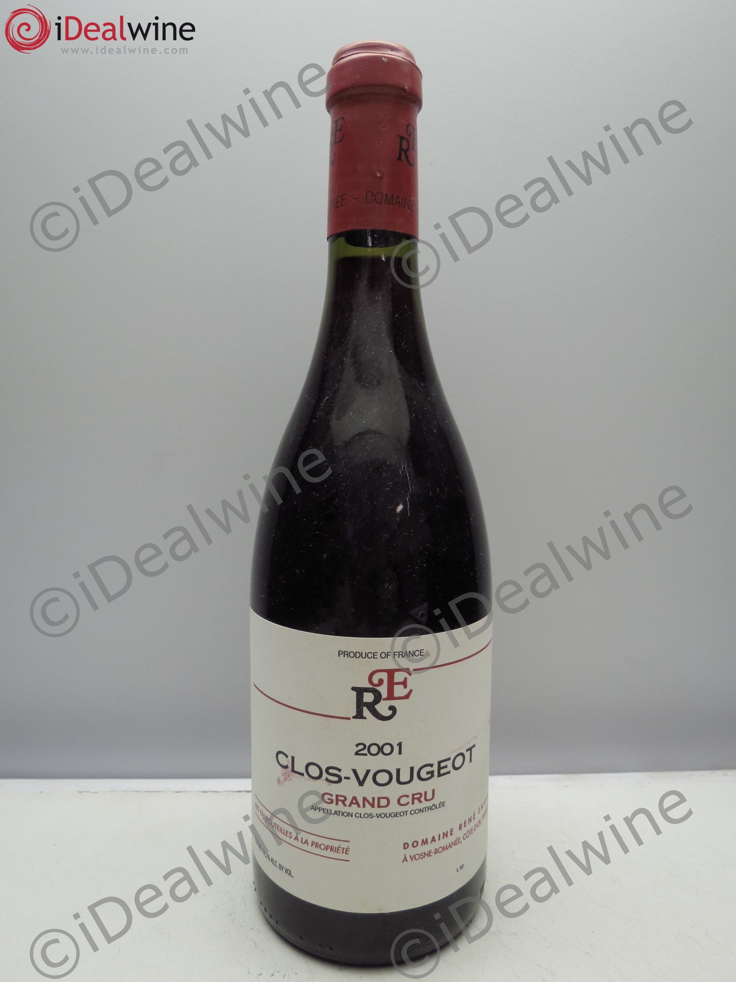 Clos de Vougeot Grand Cru Domaine René Engel - Domaine Eugénie 2001 - Lot de 1 bouteille - 0