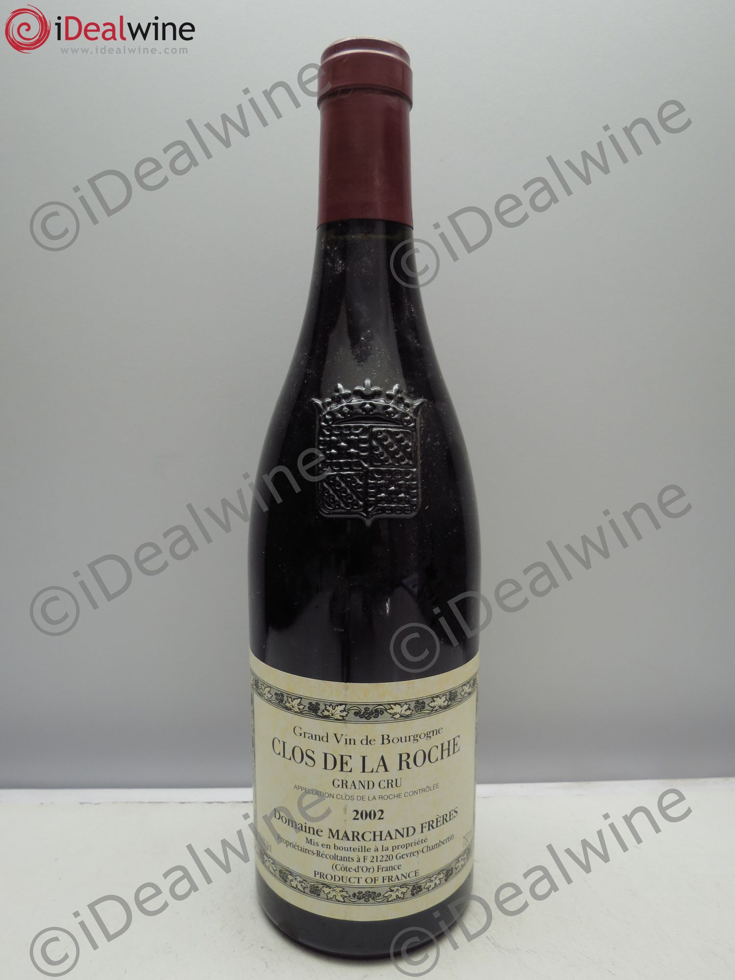 Clos de la Roche Grand Cru Marchand Frères 2002 - Posten von 1 Flasche - 0